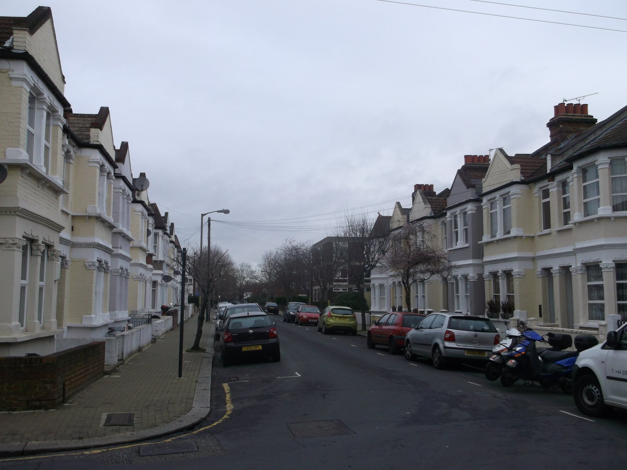 Victorian terraced houses on Atheldene Road
