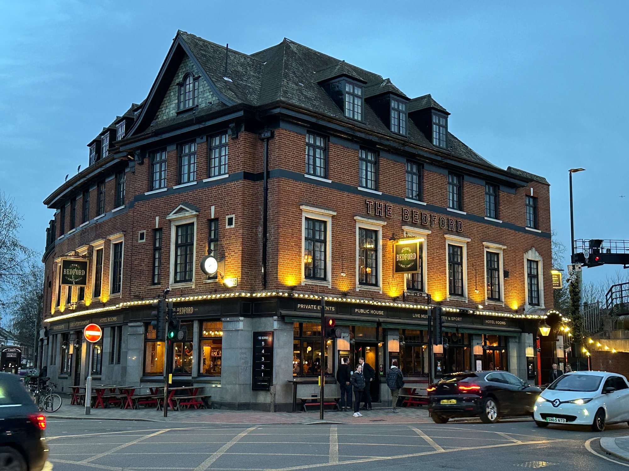 The Bedford pub on Bedford Hill