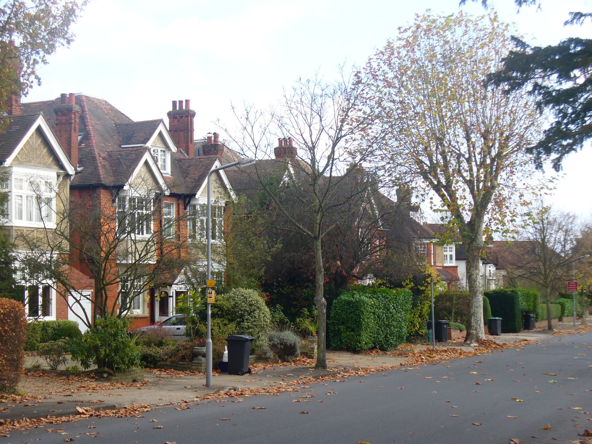 Detached houses on Southborough Road
