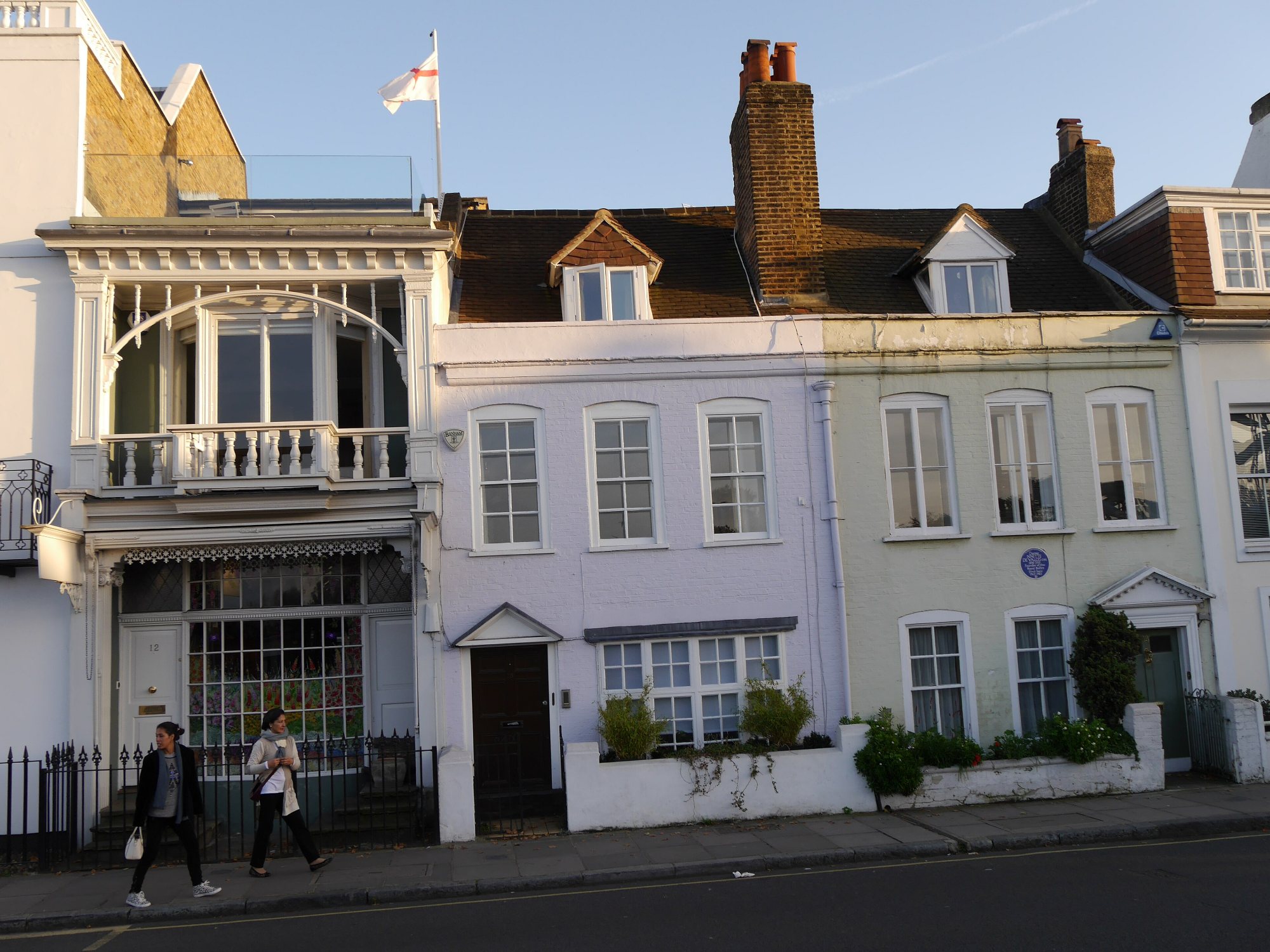 Georgian houses on The Terrace, Barnes