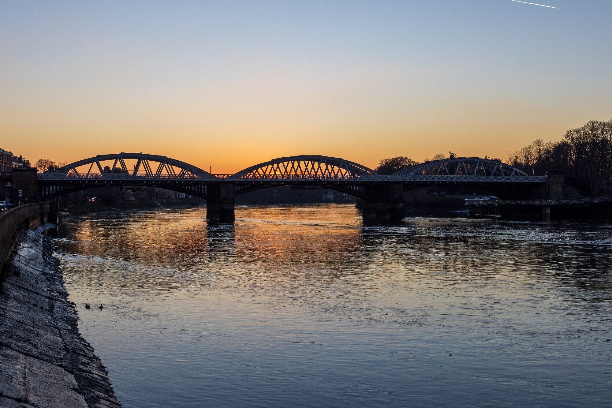 Barnes Railway Bridge over the Thames