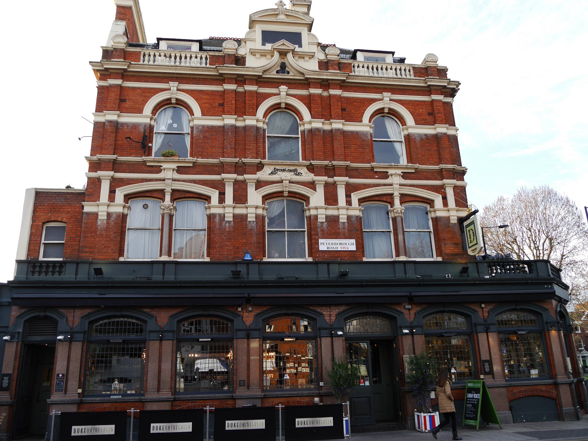 The Duke on the Green pub on New King’s Road