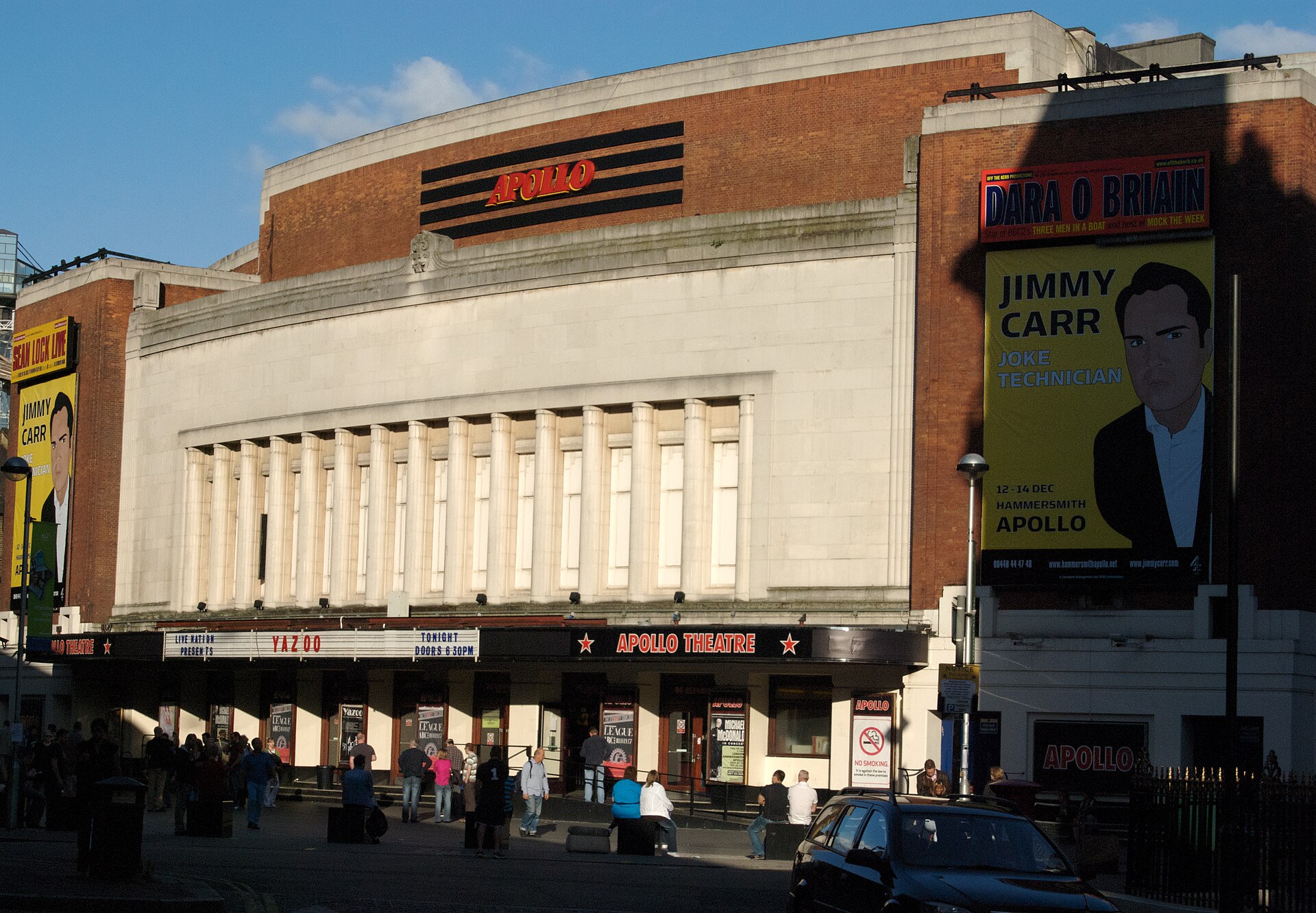 The front of the Eventim Apollo, Hammersmith