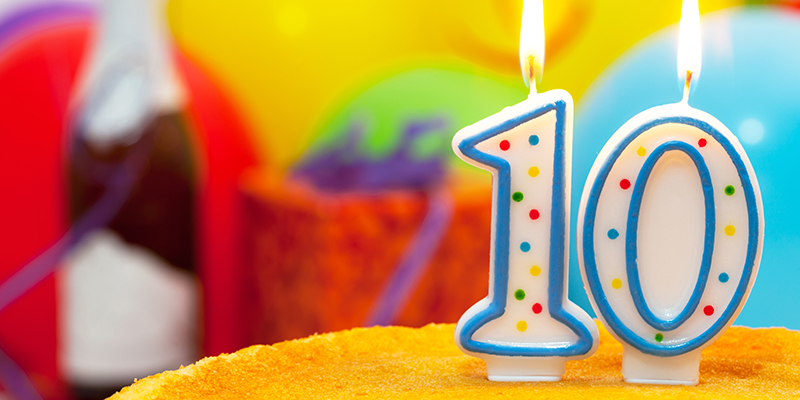 CCI is 10 years old