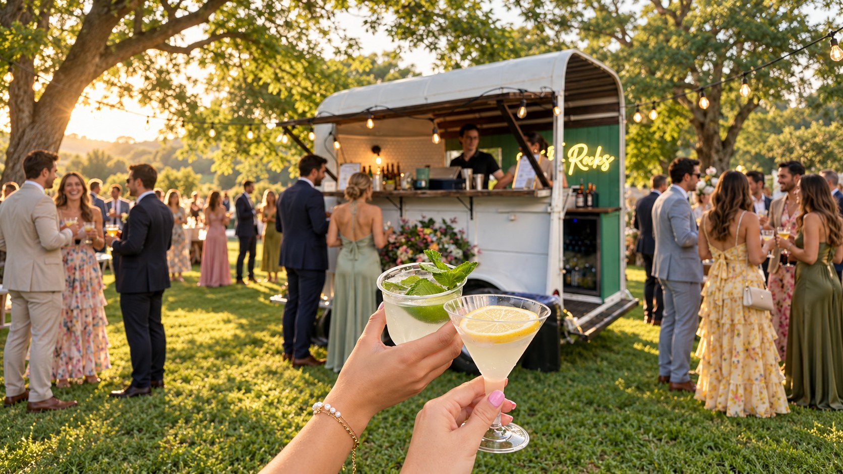 Mobile bar wedding South Florida KND On The Rocks