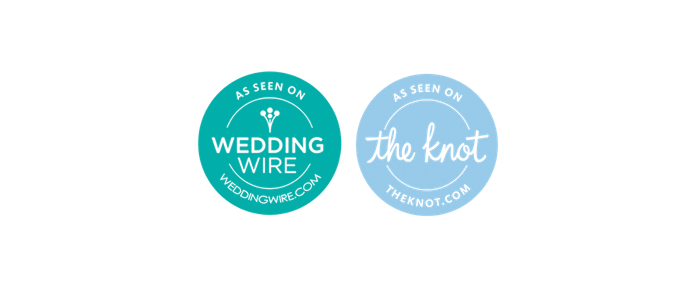 As Seen on WeddingWire and The Knot