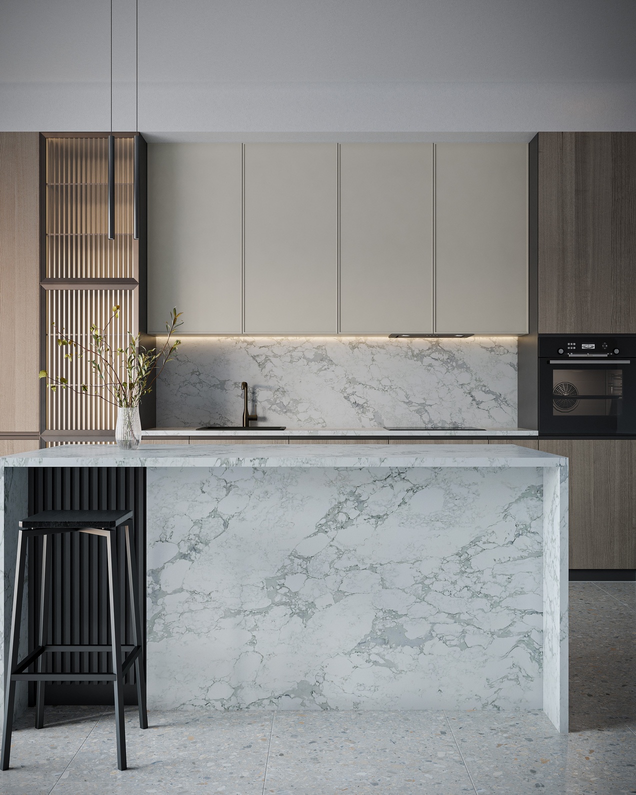 Modern kitchen interior