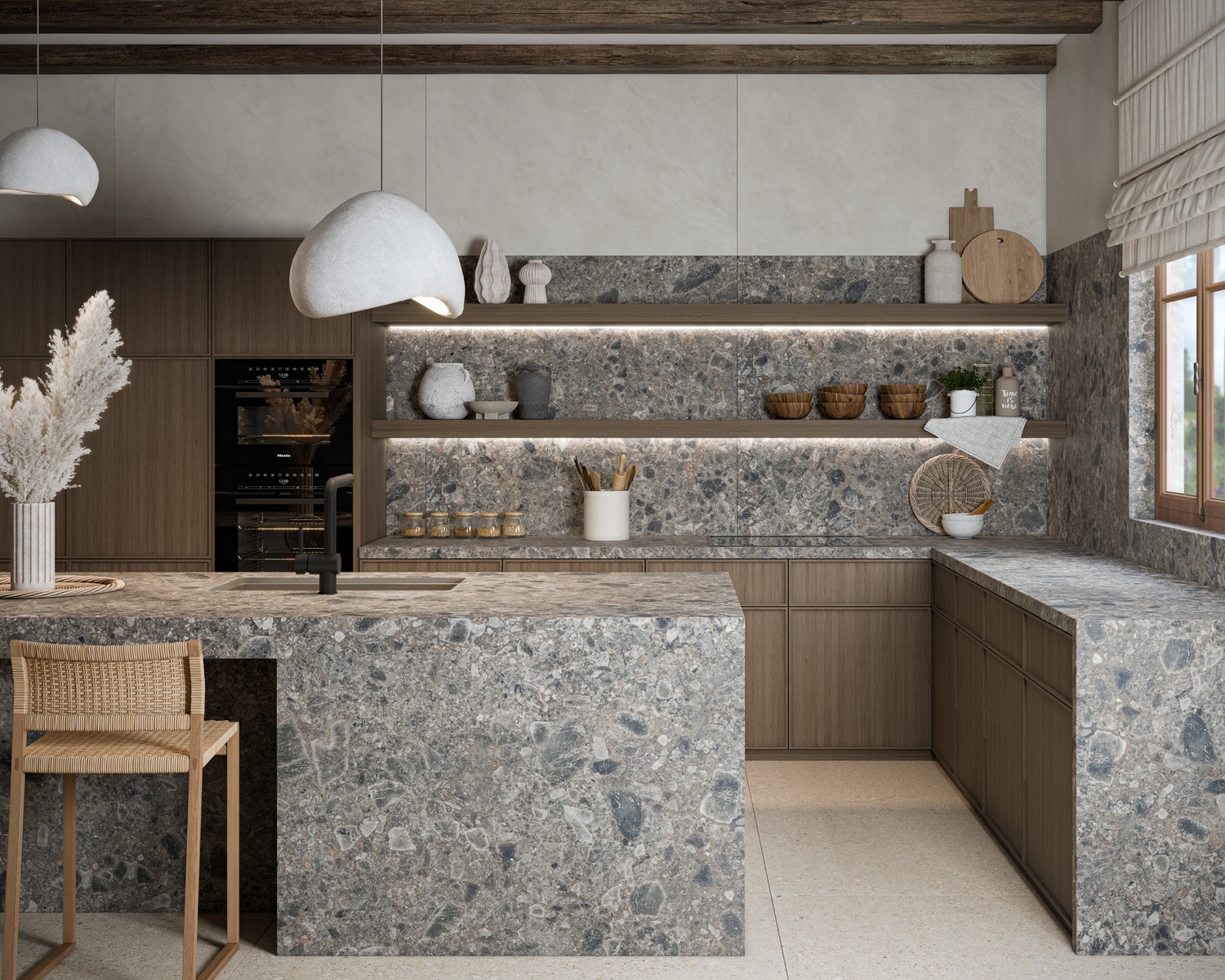 Modern kitchen interior