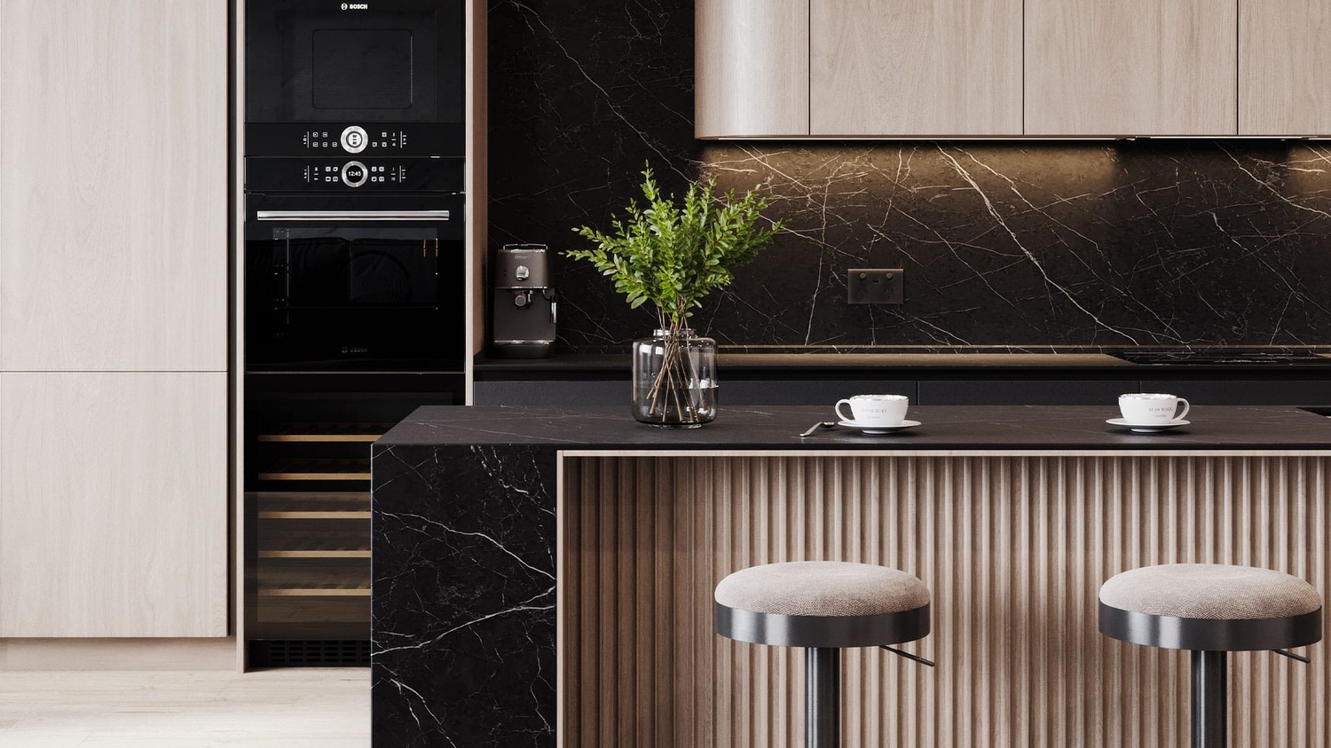 Modern kitchen interior