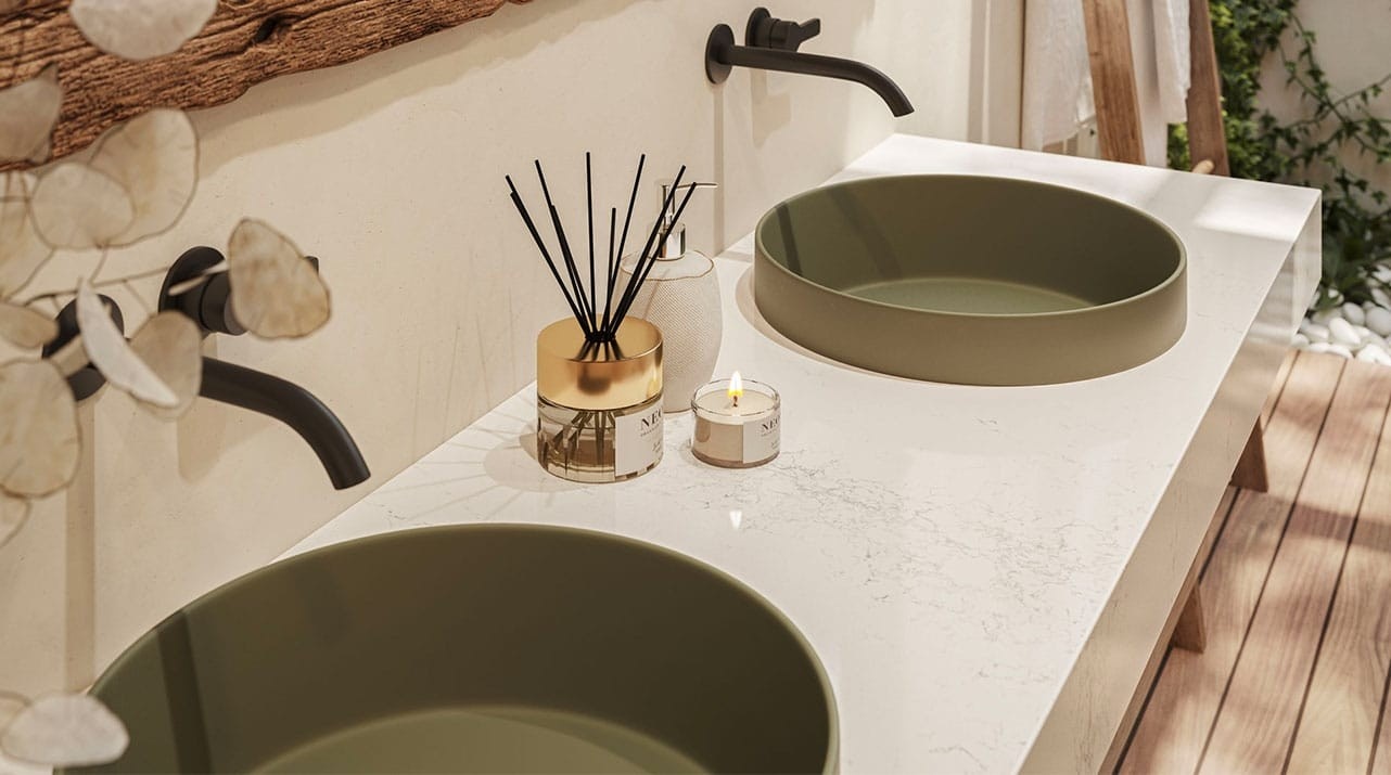 Stylish bathroom design