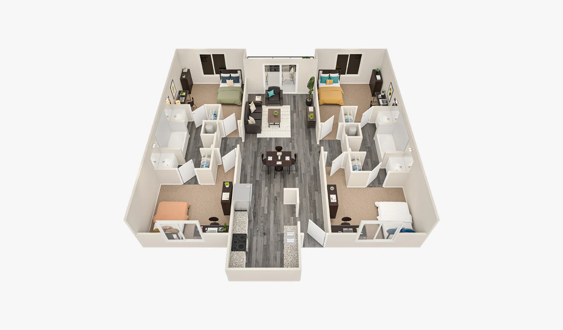 D1 Premium floor plan at Enclave 425