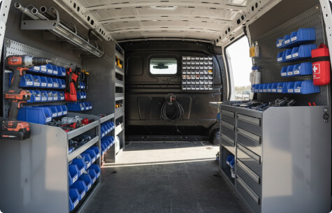 Maximizing Vocational Storage: Commercial Van Upfitting Tips
