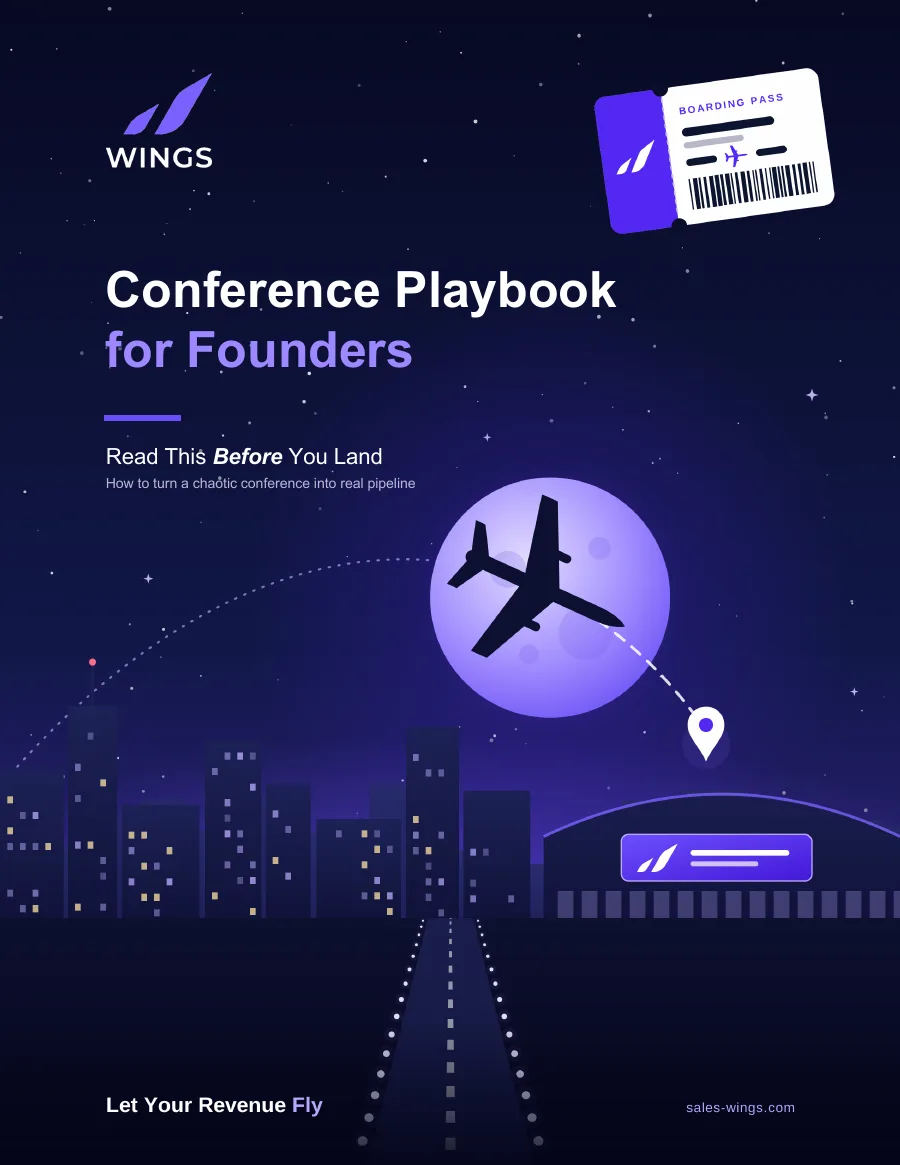 Cover of the Conference Playbook for Founders