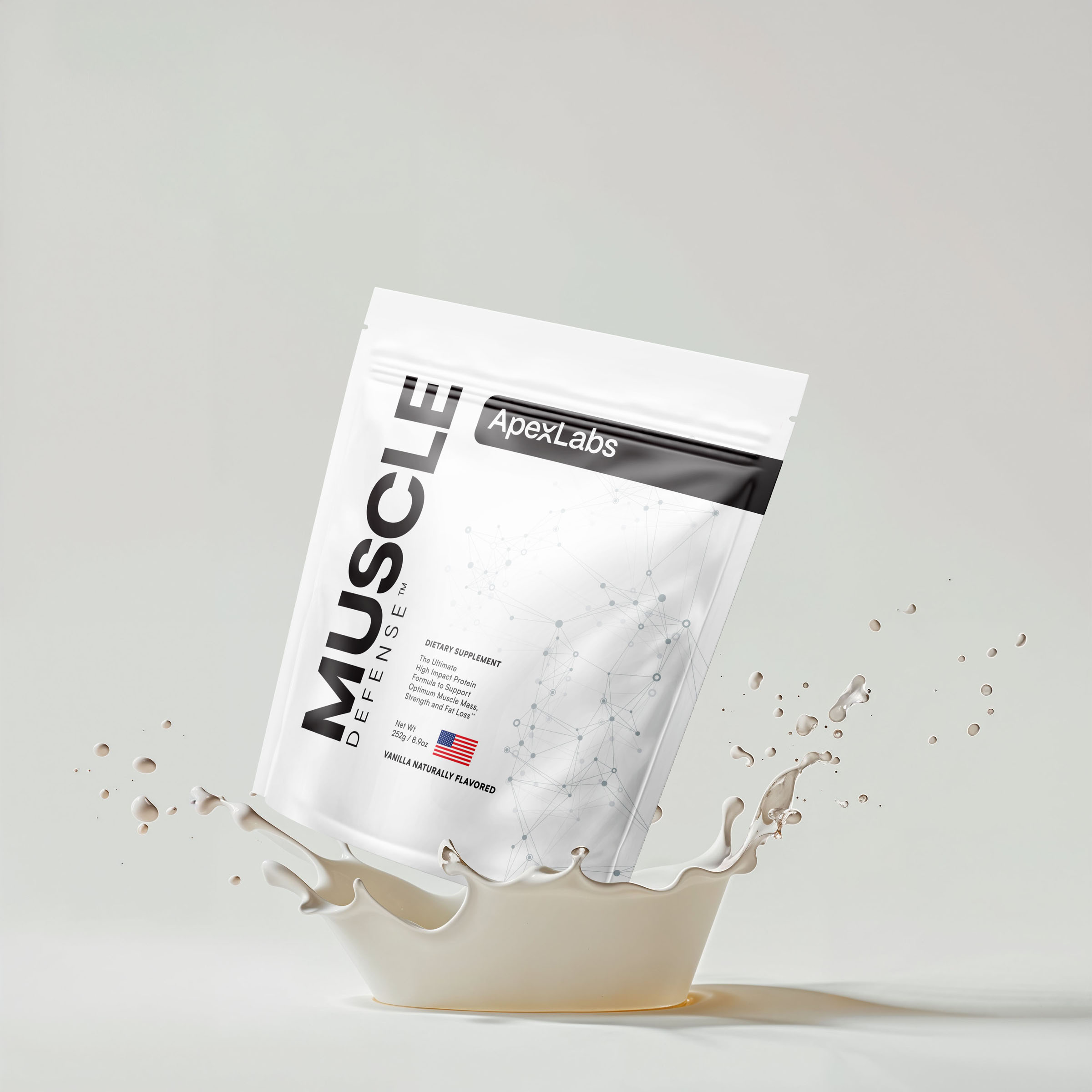 ApexLabs Muscle protein pouch with cream splash