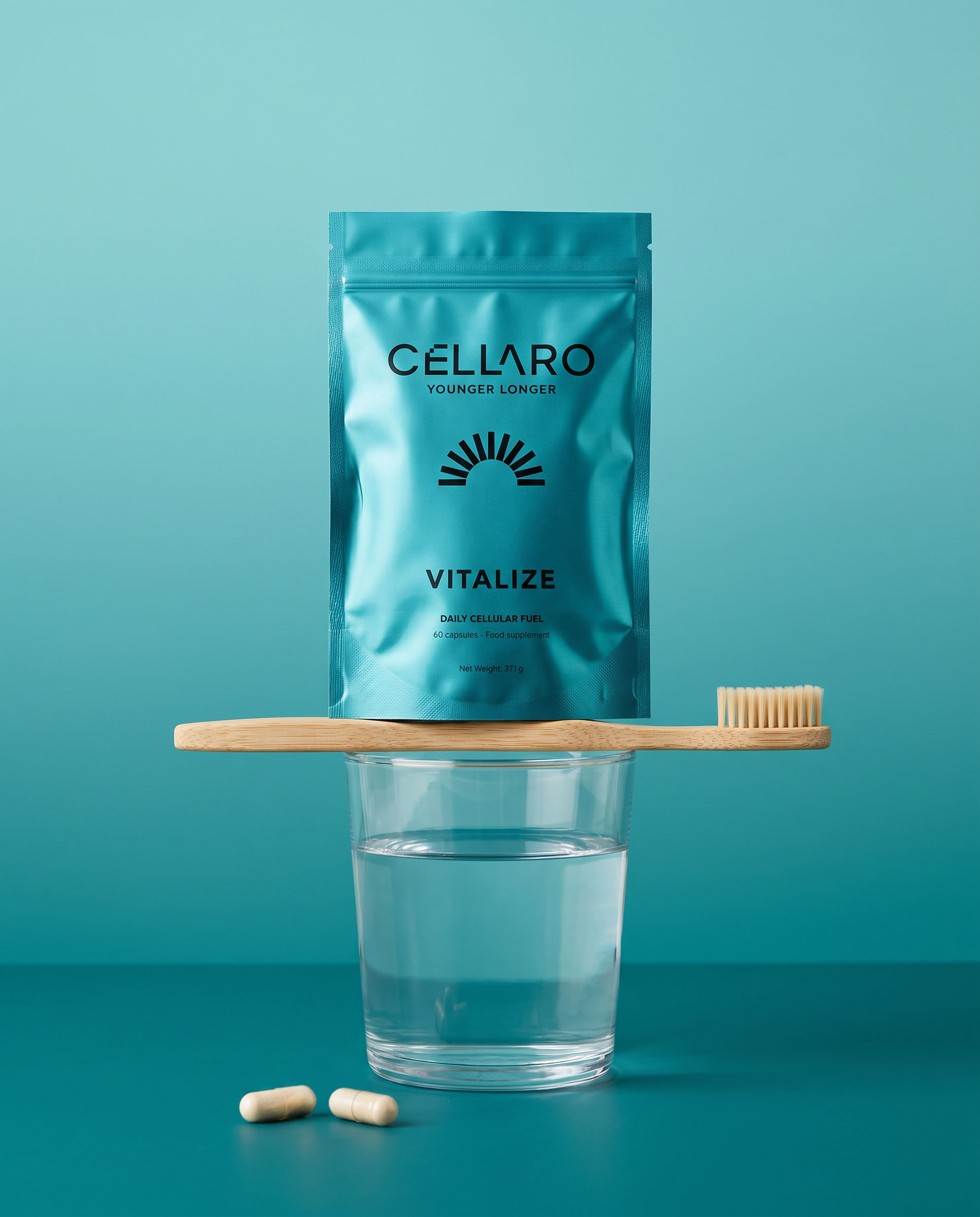 Cellaro Vitalize in a morning routine scene