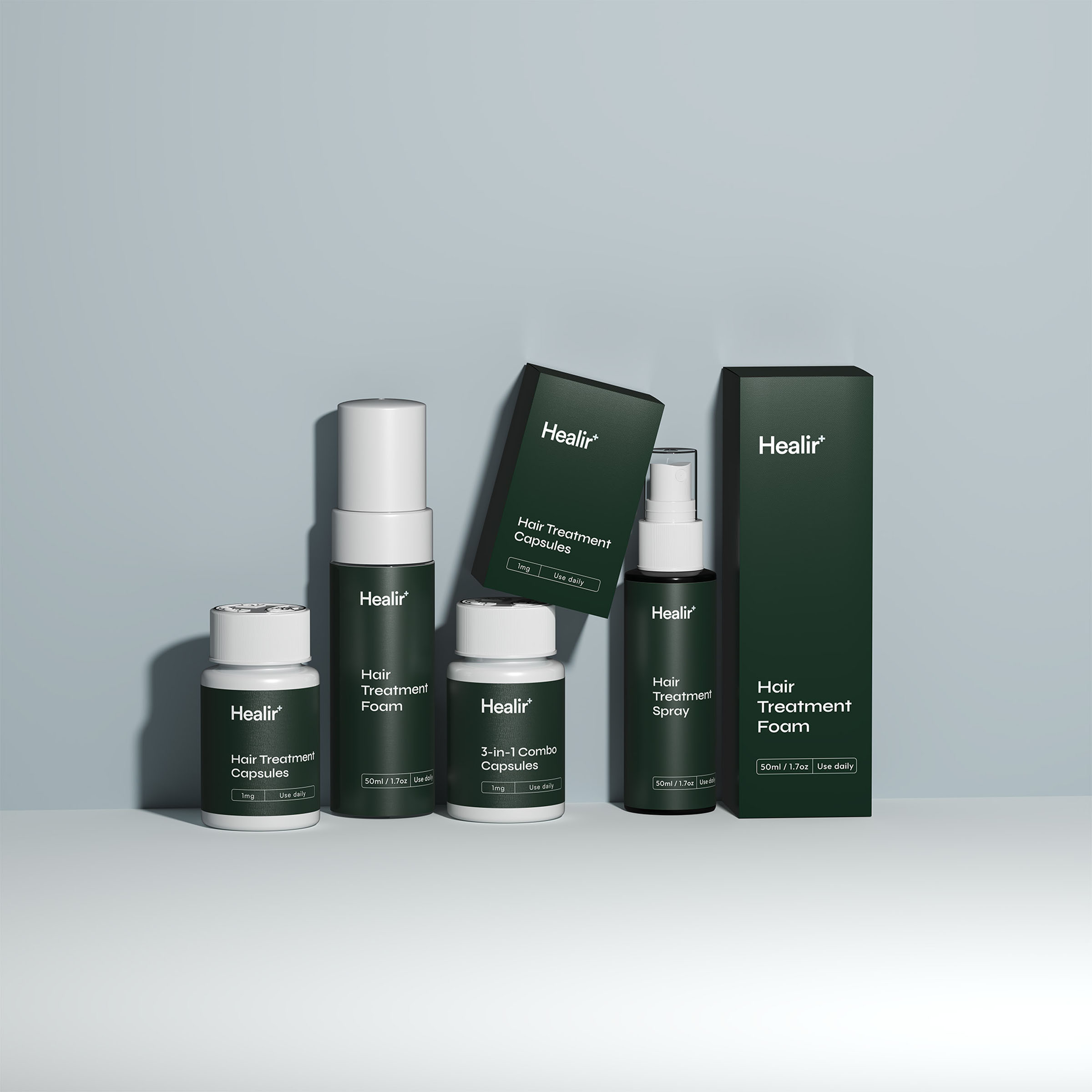 Healir haircare supplement product range