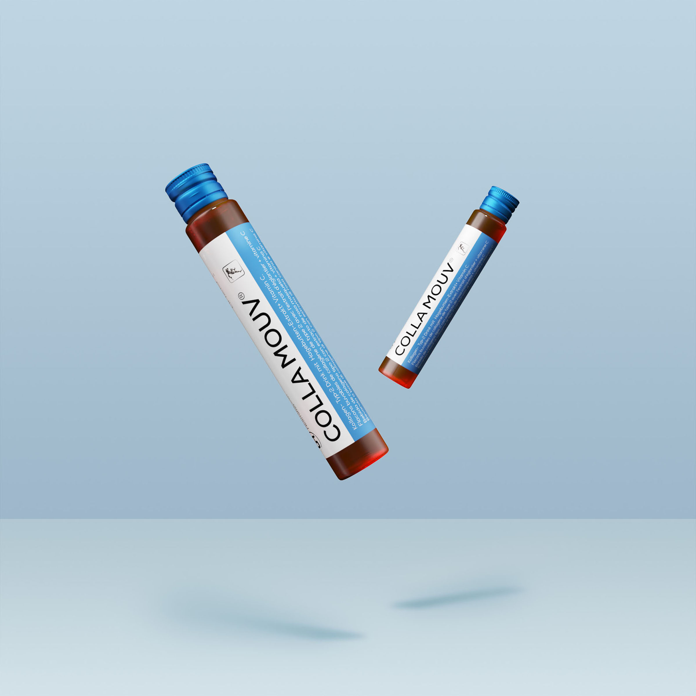 Collamouv floating ampoules