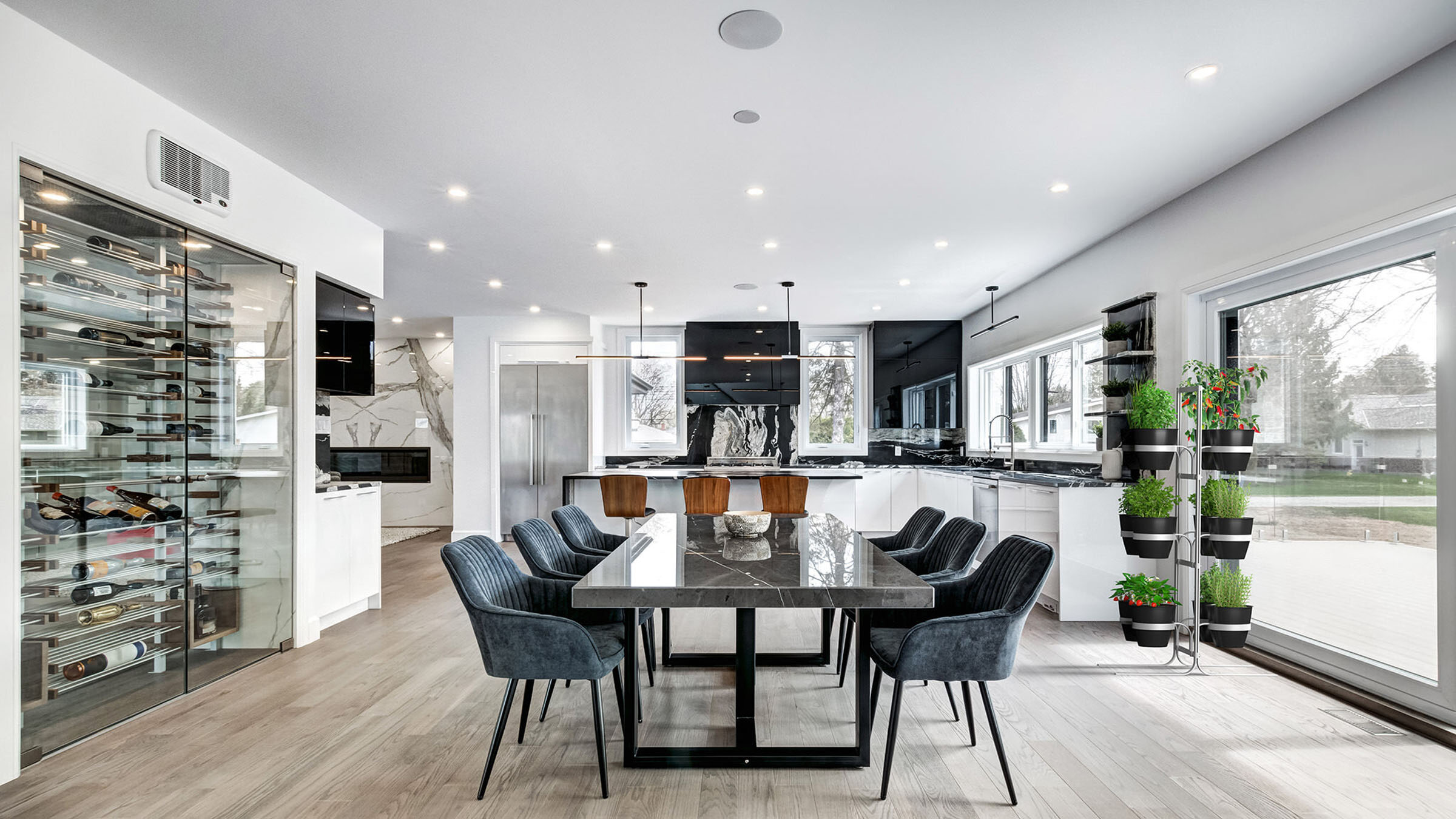 Garden planter kitchen interior, 3D product composite by 35milimetre