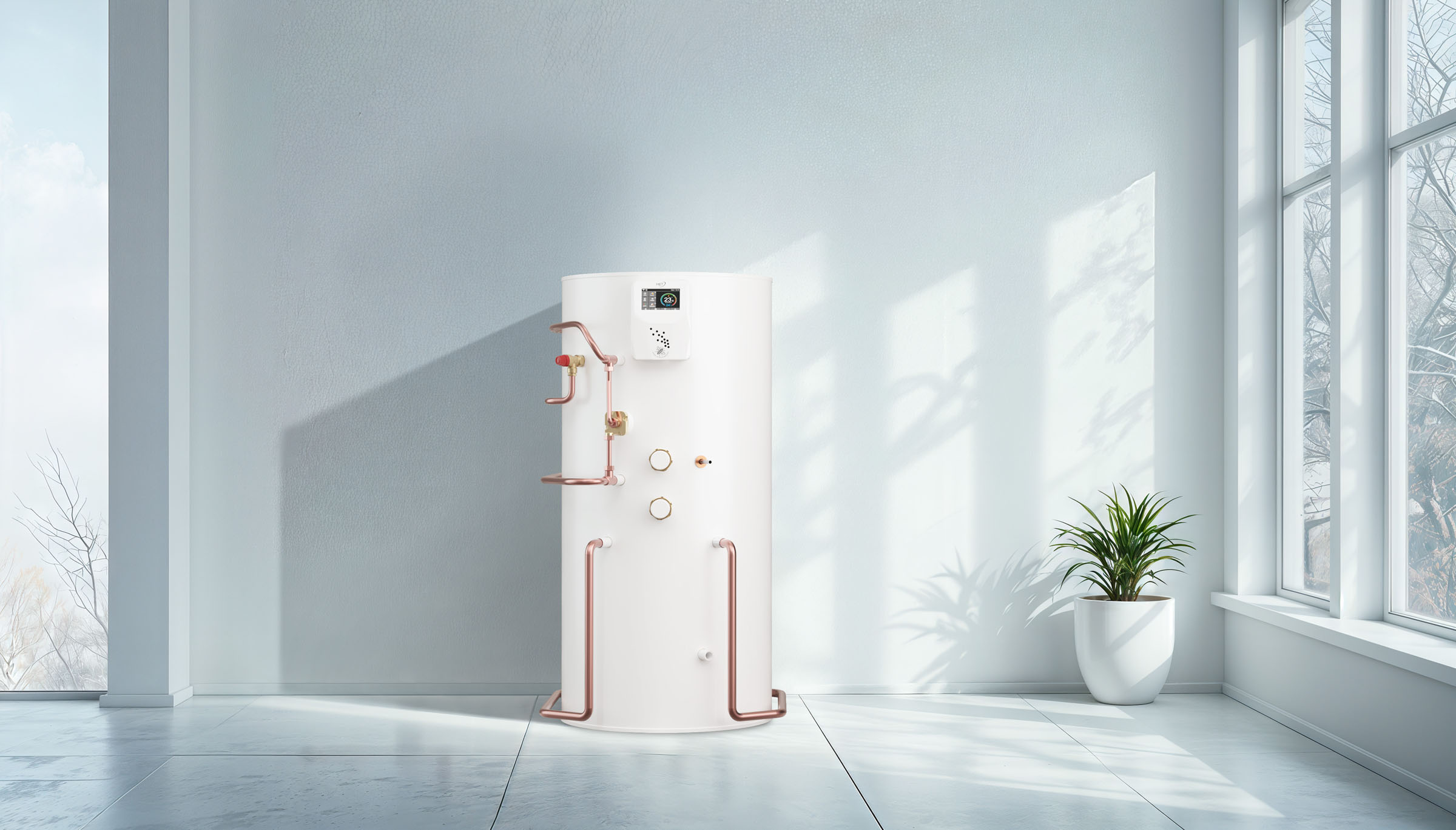 Boiler sunlit interior, 3D render by 35milimetre
