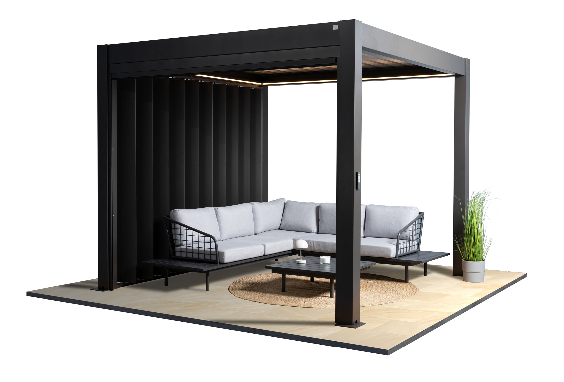 Pergola lounge studio, 3D render by 35milimetre