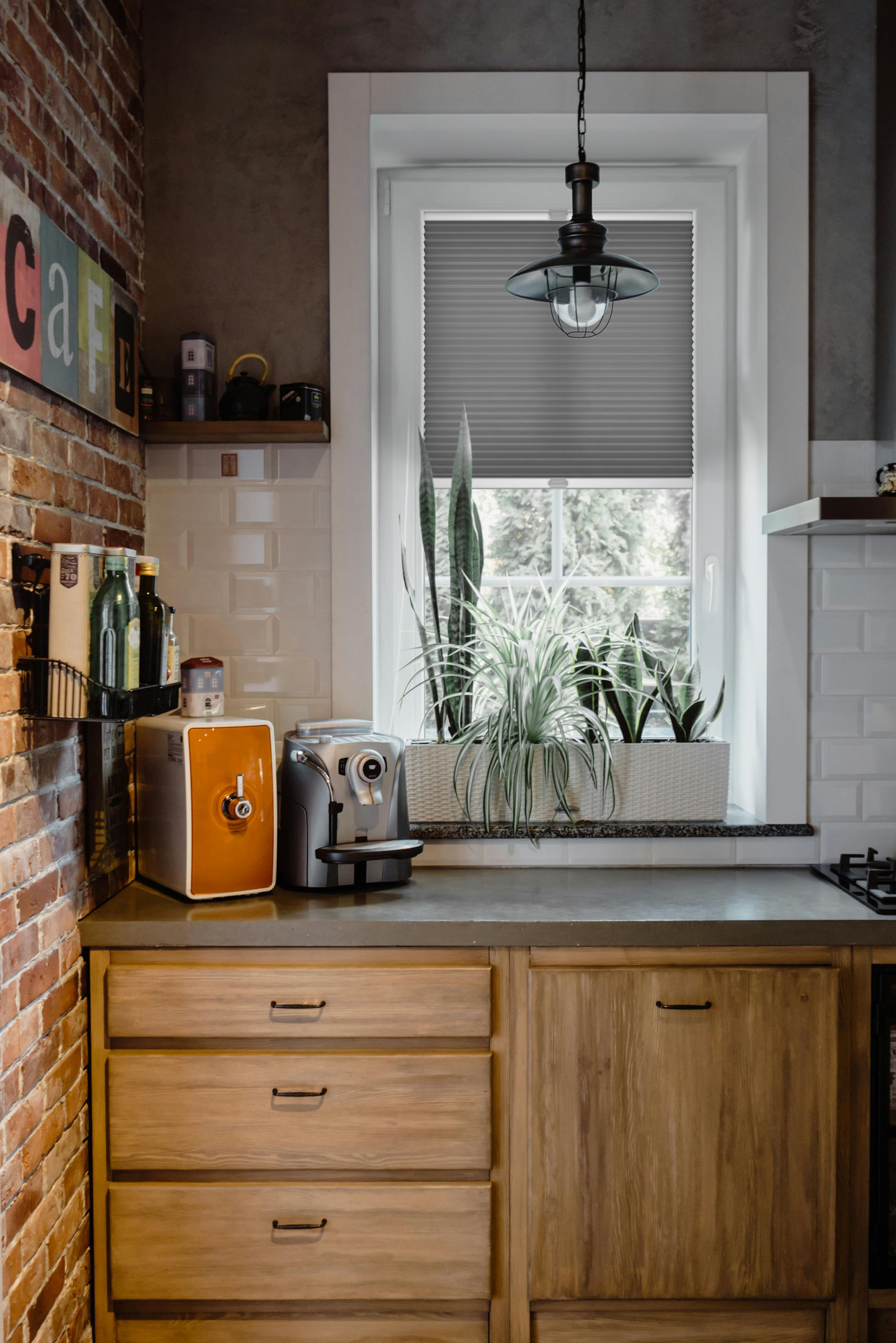 Window blinds kitchen, 3D render by 35milimetre