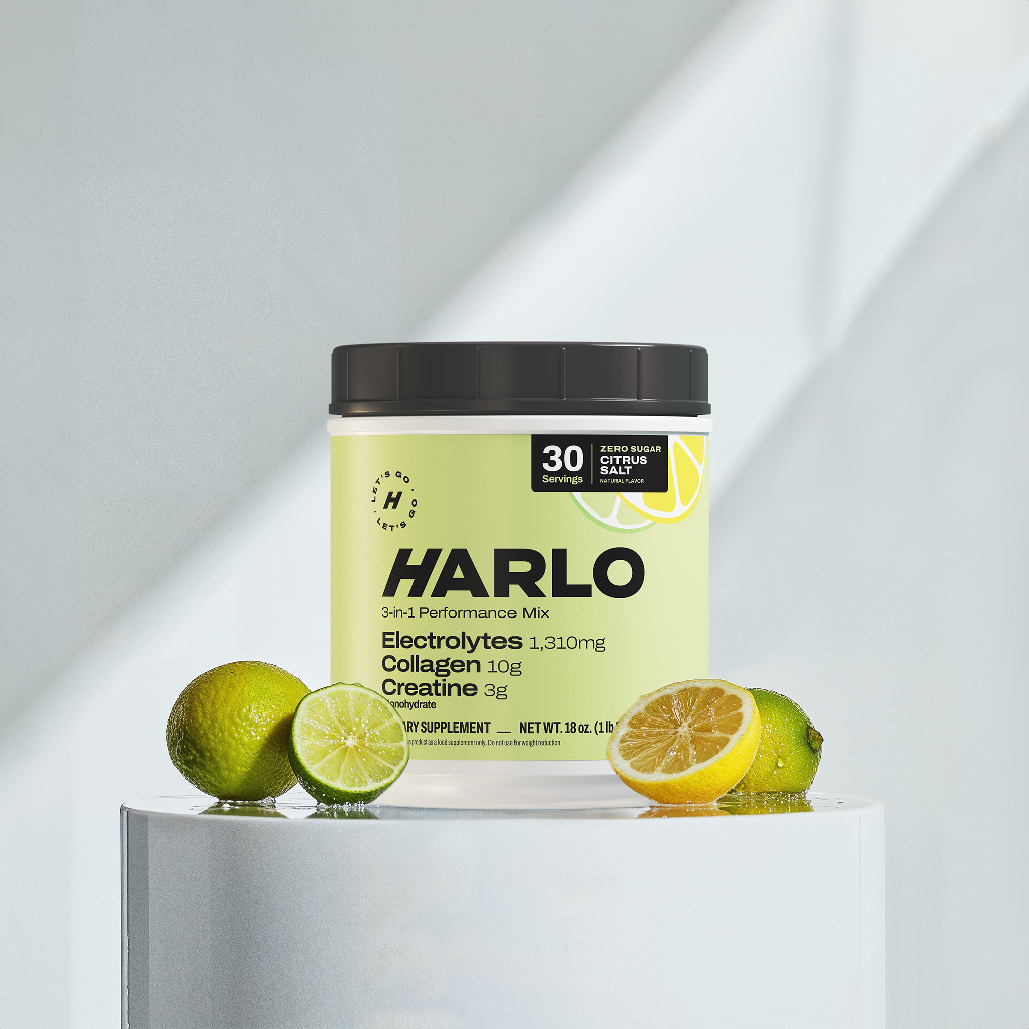 Harlo citrus hydration pedestal, AI-generated image by 35milimetre