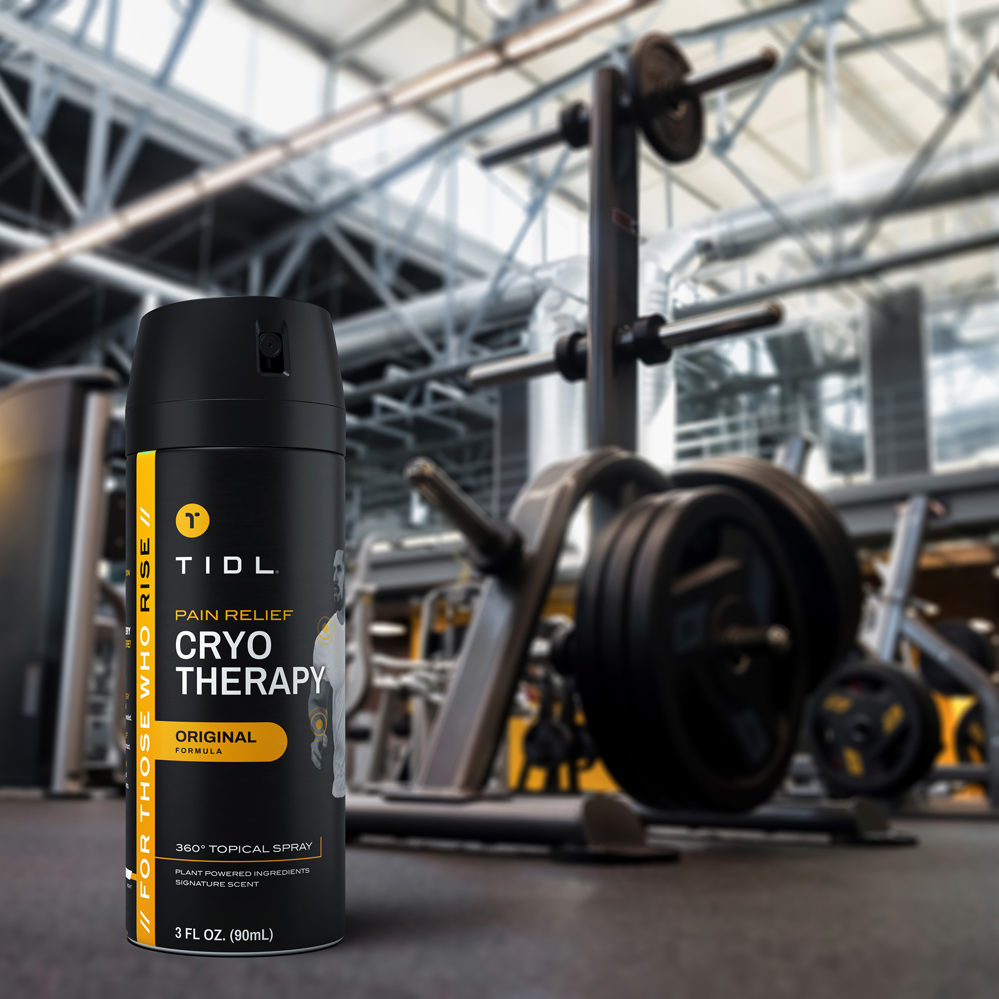 Tidl cryo spray gym, AI-generated image by 35milimetre