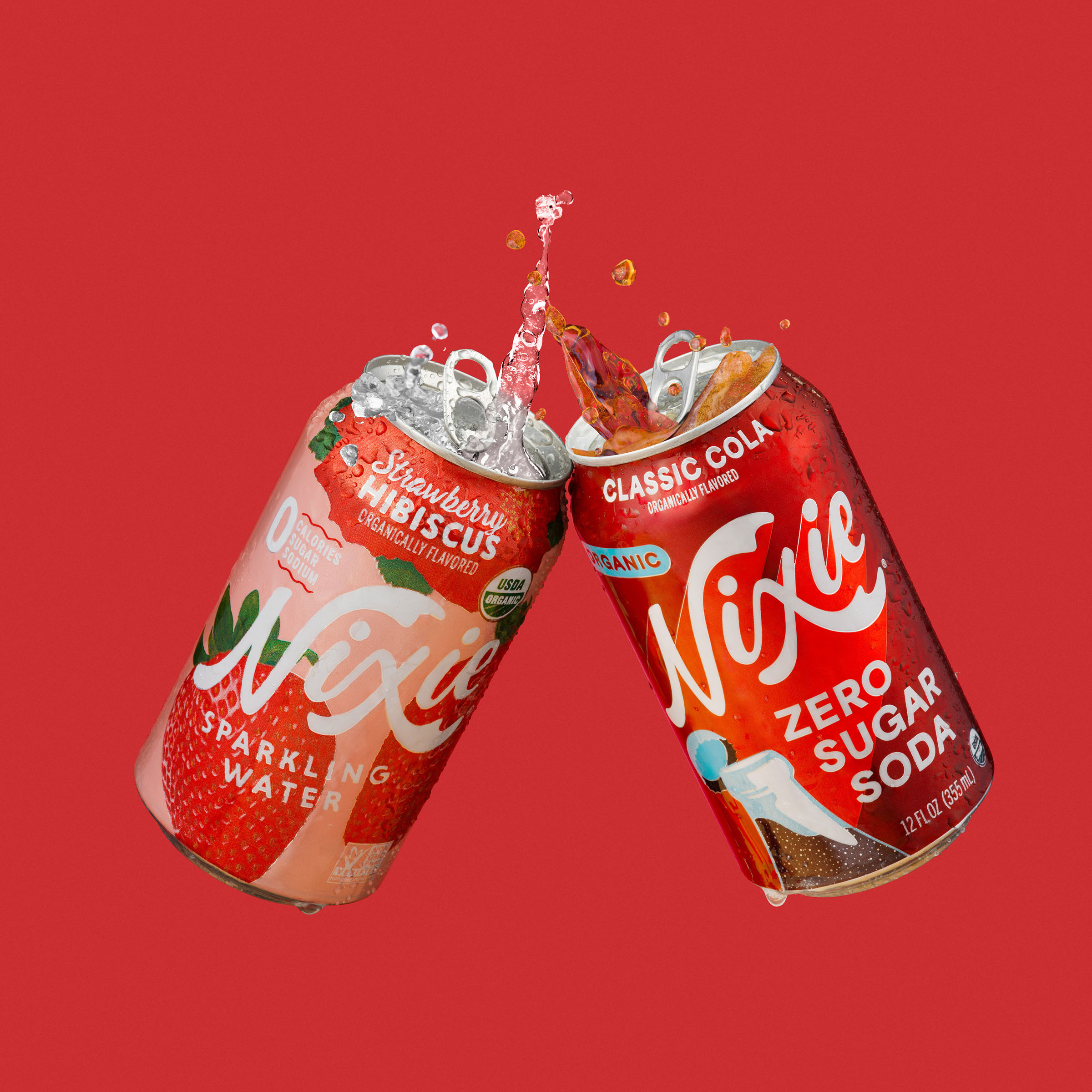 Nixie cans splash, beverage visual by 35milimetre