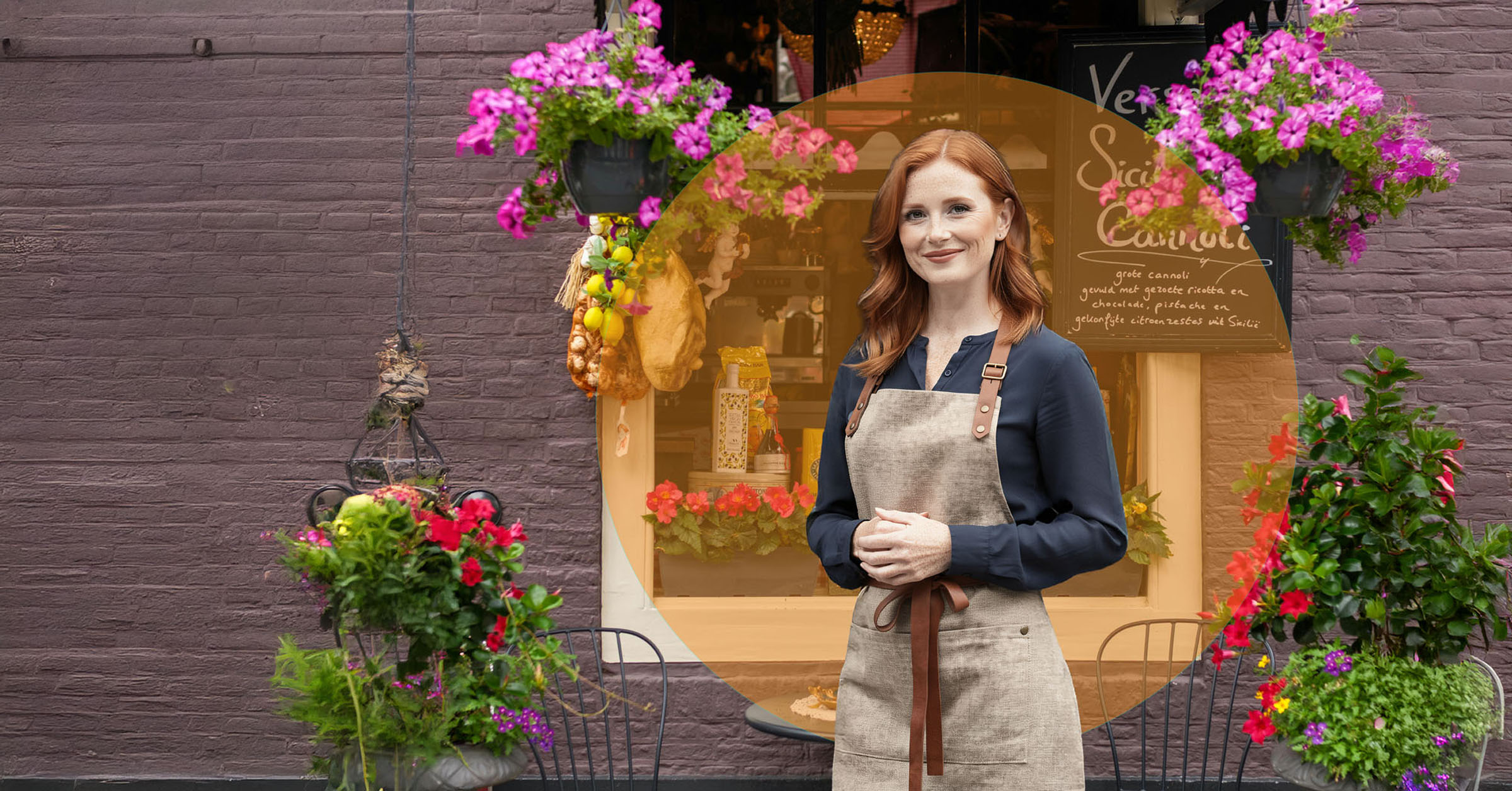 CBF coffee shop owner, photo composite by 35milimetre