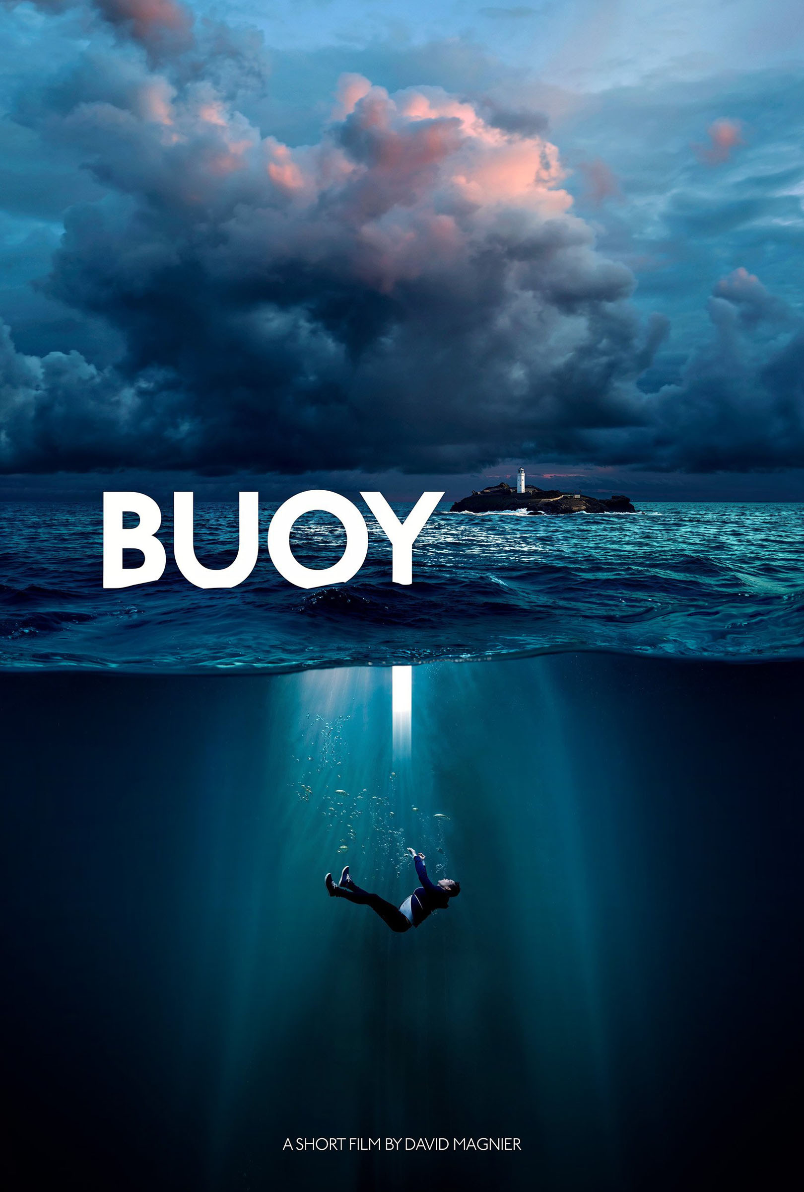 Buoy underwater film poster, photo composite by 35milimetre