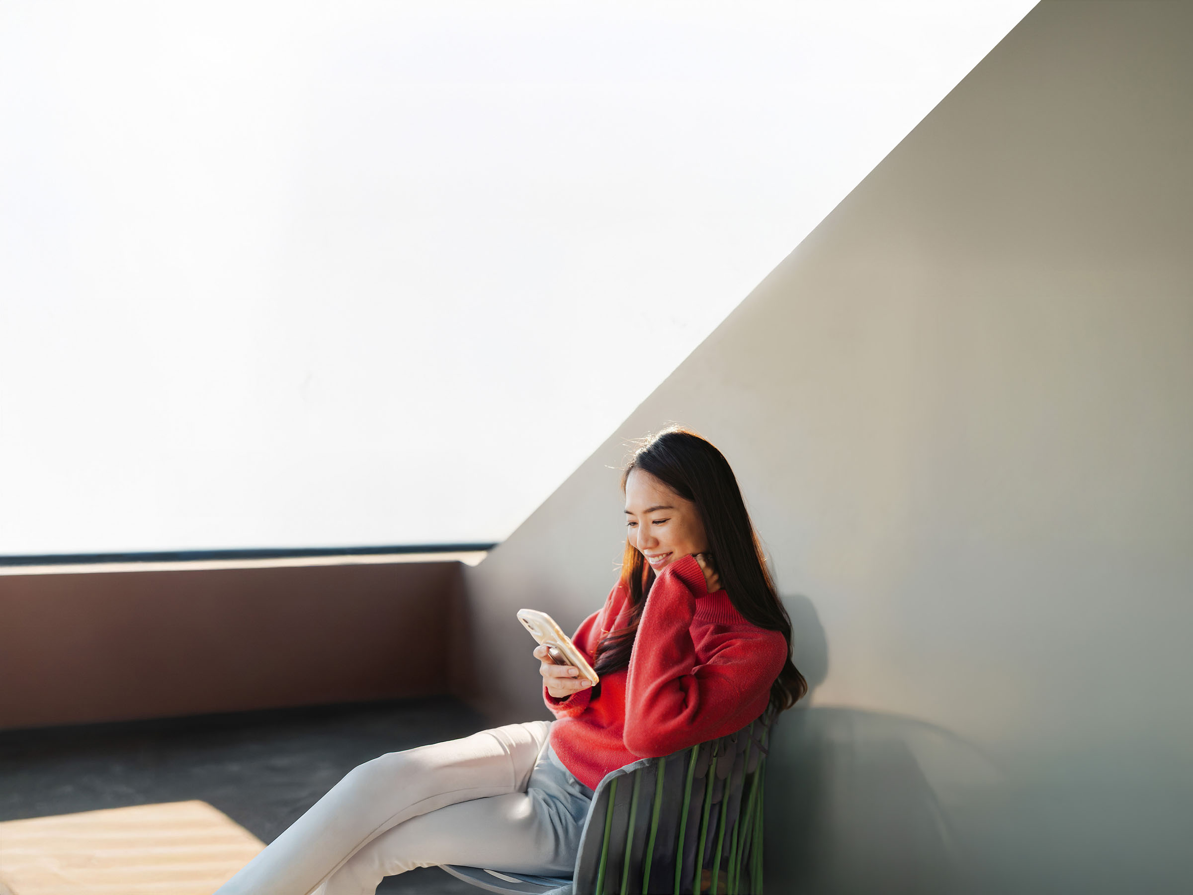 OCBC wallets phone geometric light, photo composite by 35milimetre