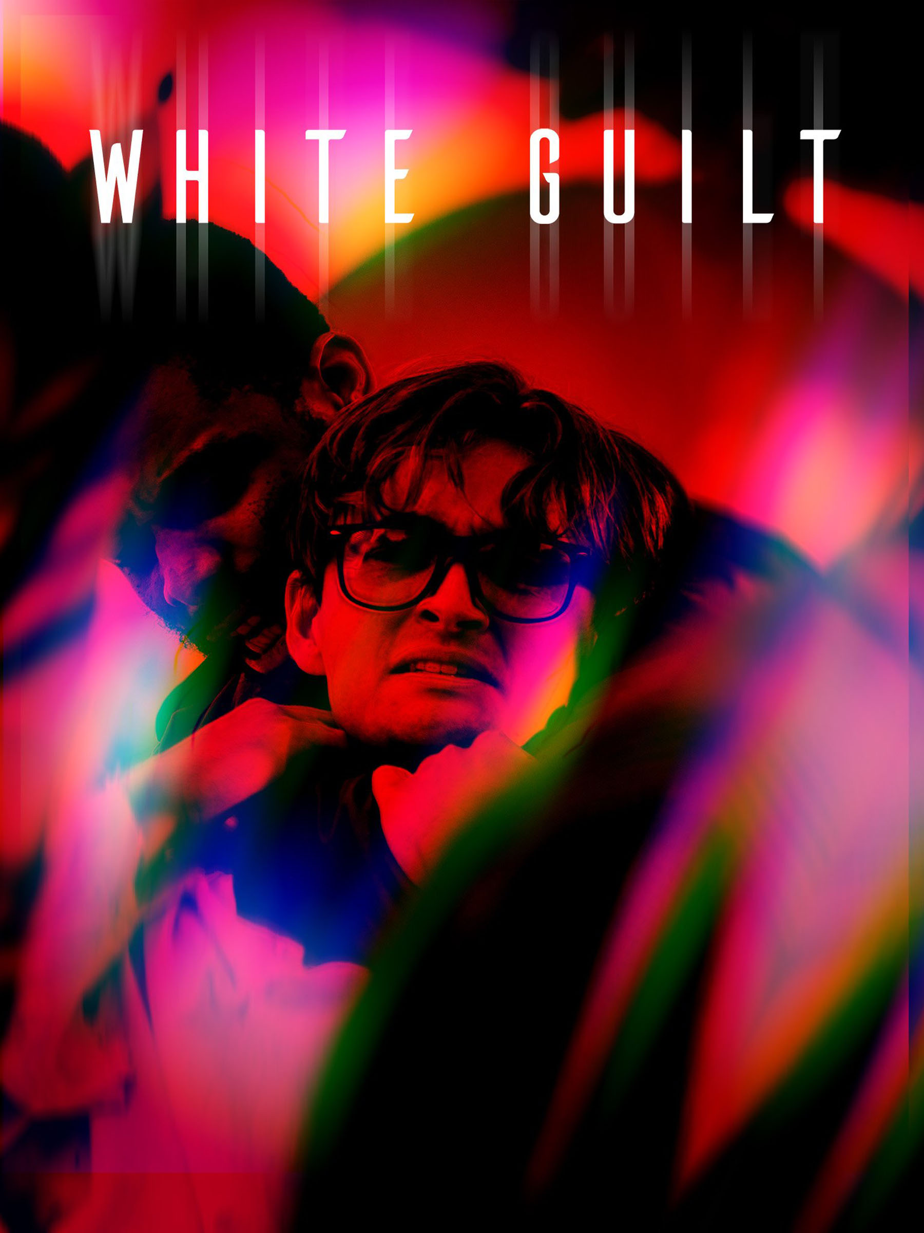 White guilt film poster, photo composite by 35milimetre
