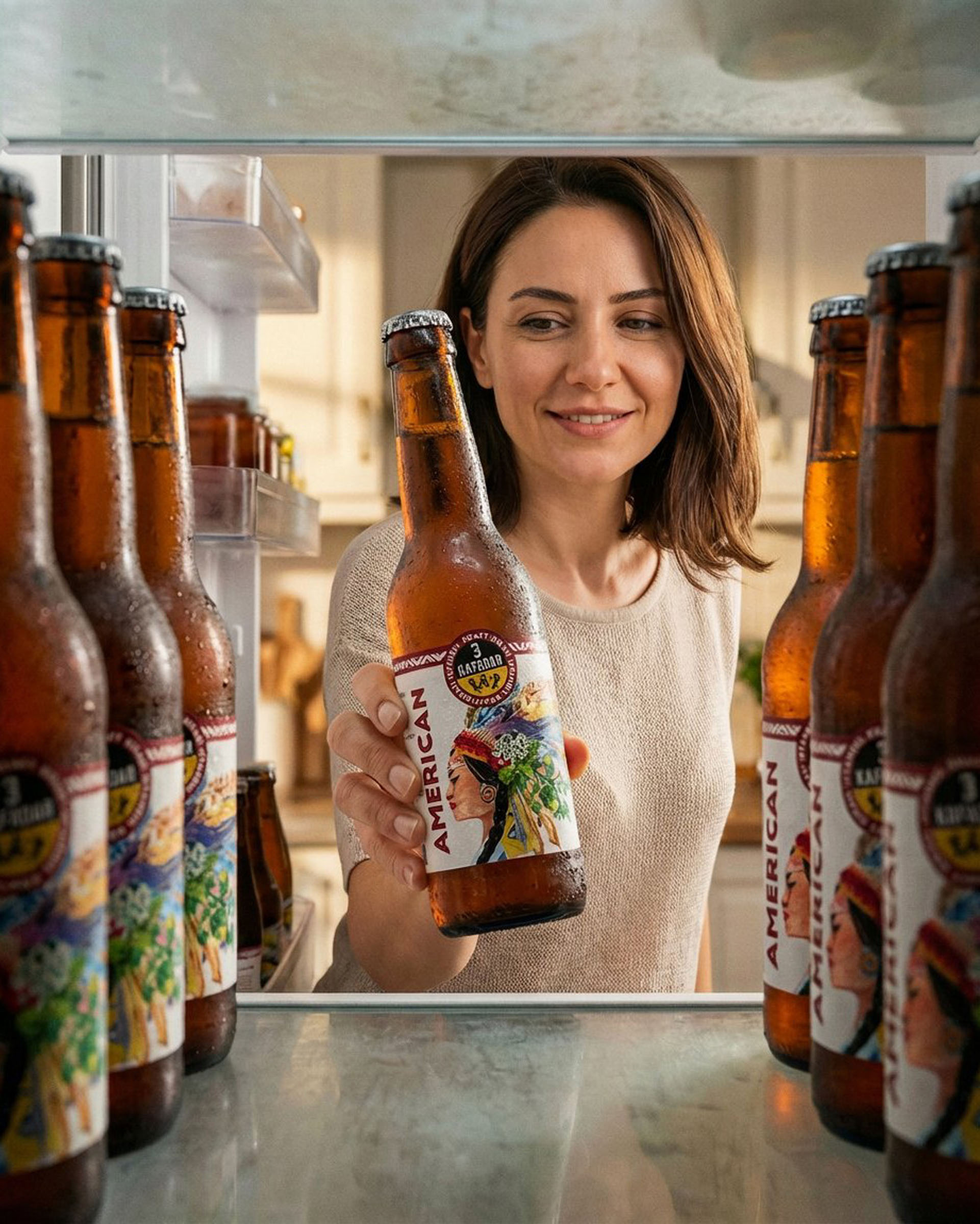 Beer fridge series american ipa, spirits visual by 35milimetre