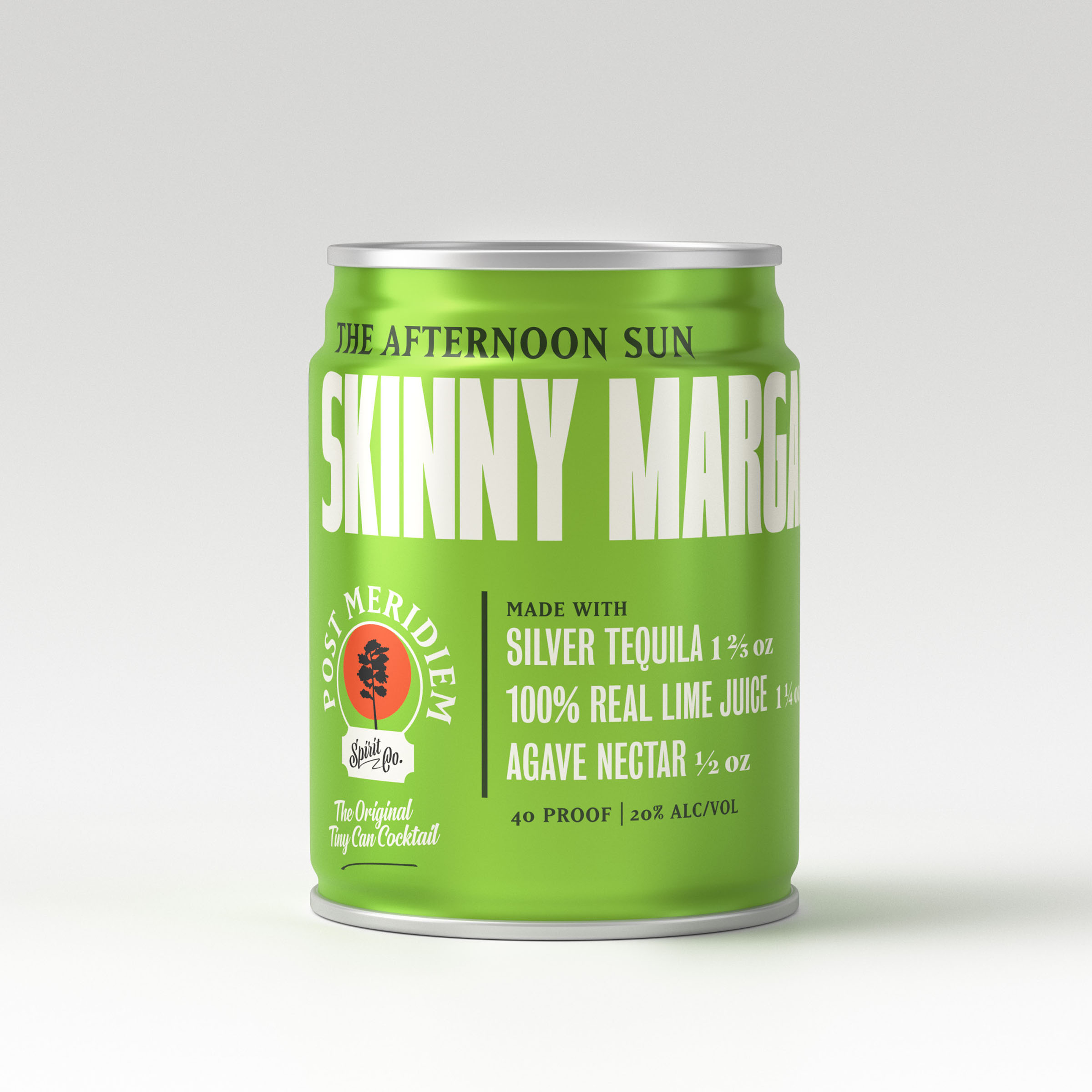 Post meridiem skinny margarita can, spirits visual by 35milimetre