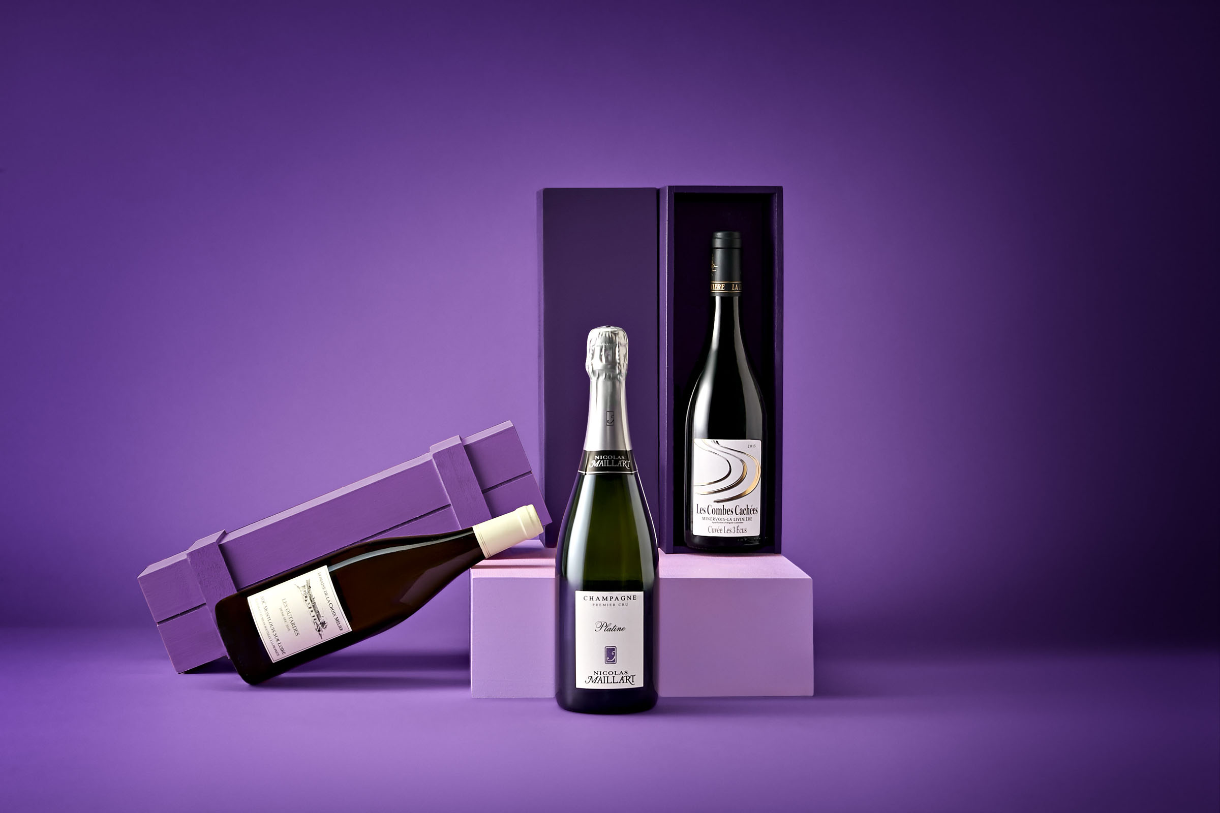Wine color series purple, spirits visual by 35milimetre