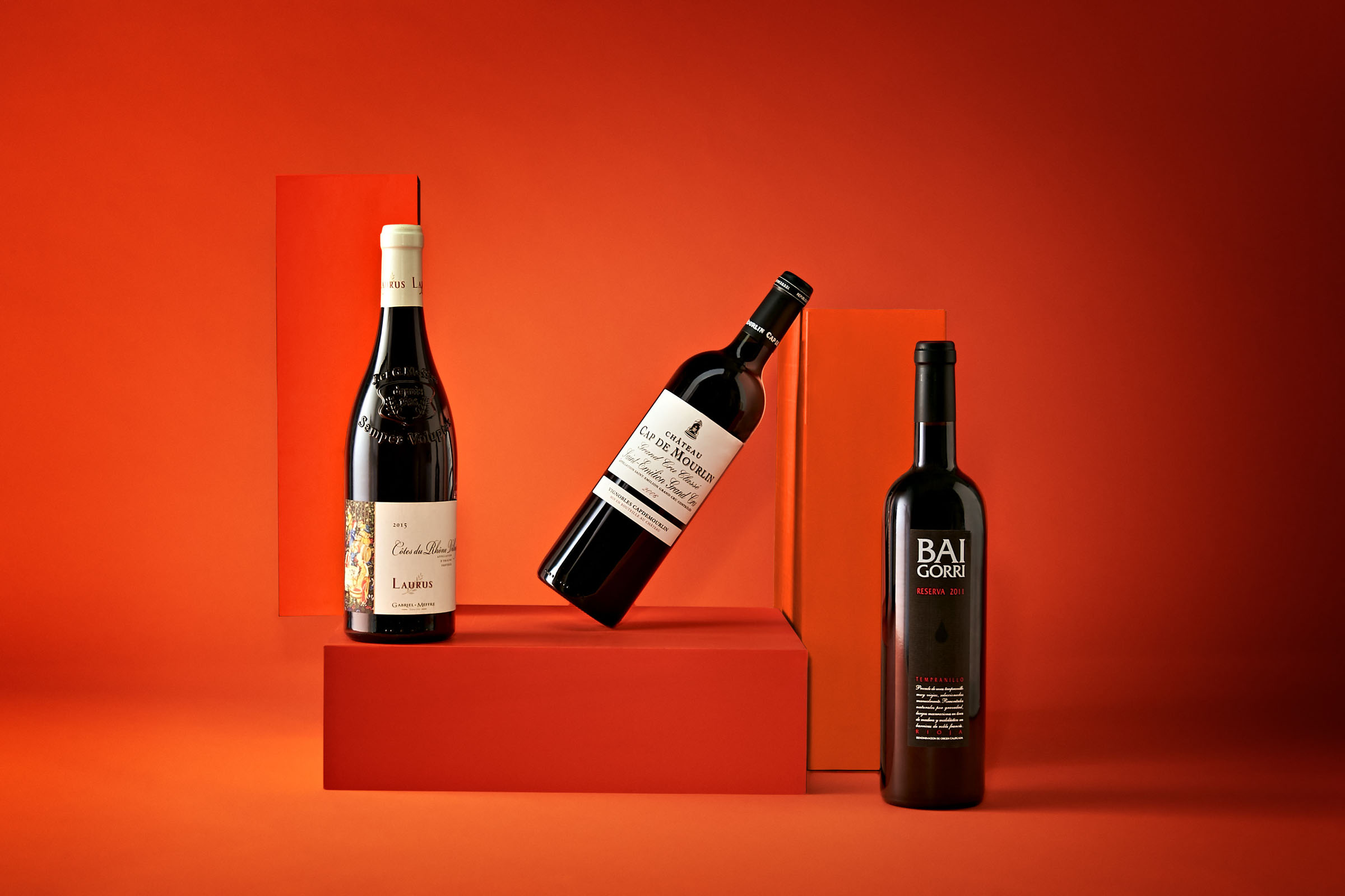 Wine color series orange, spirits visual by 35milimetre