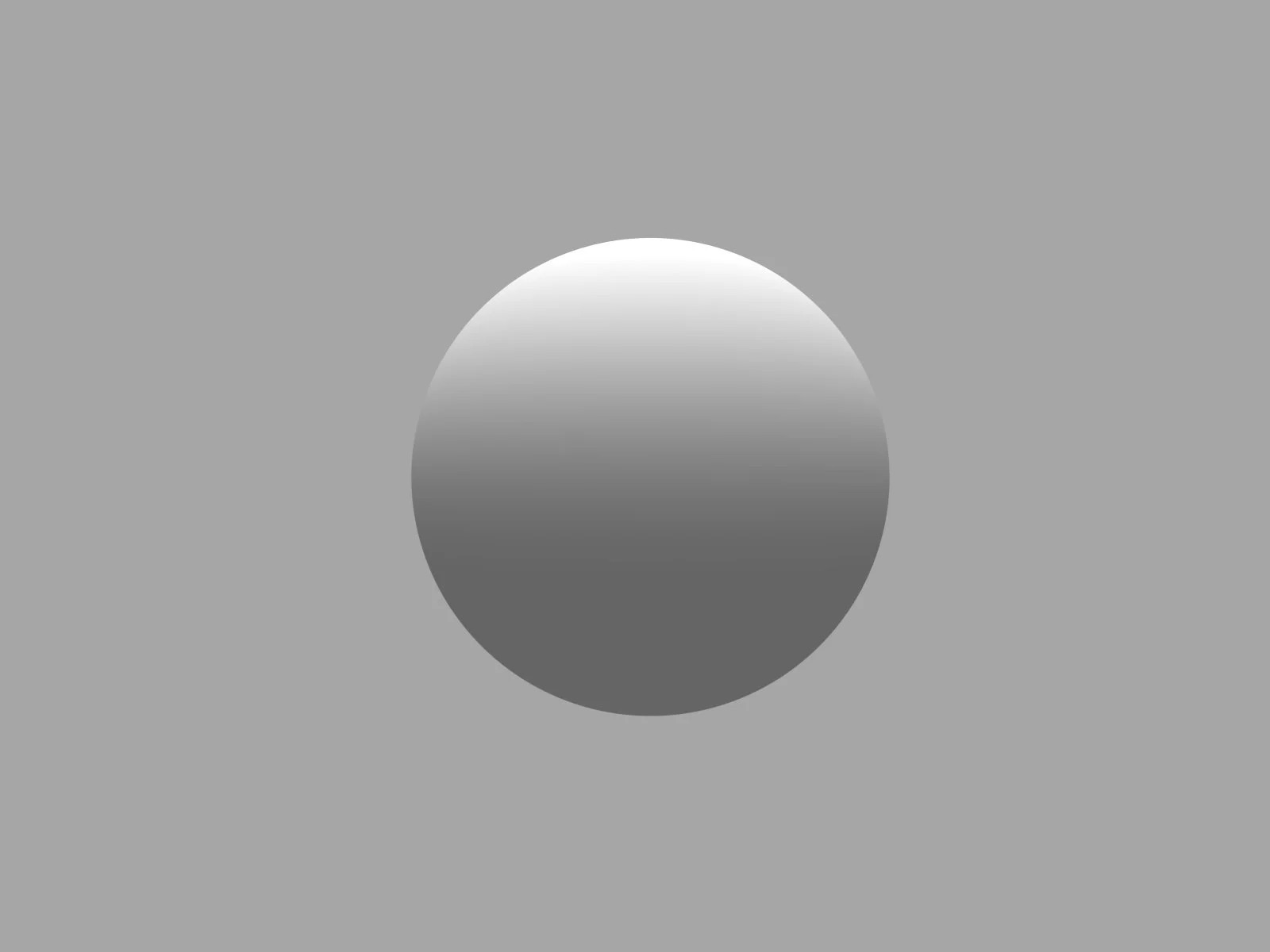 Silver metallic ball in a white room