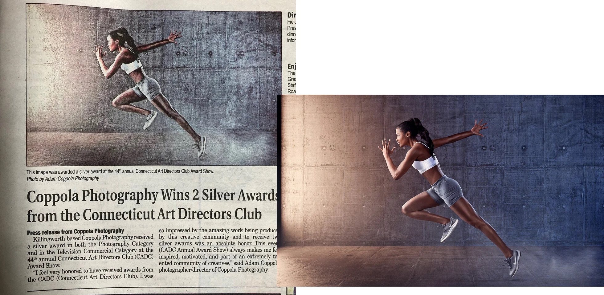 Our work received an award
