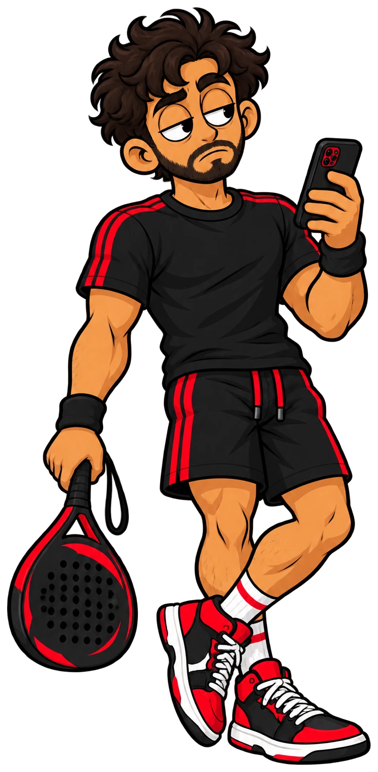 De padelspeler