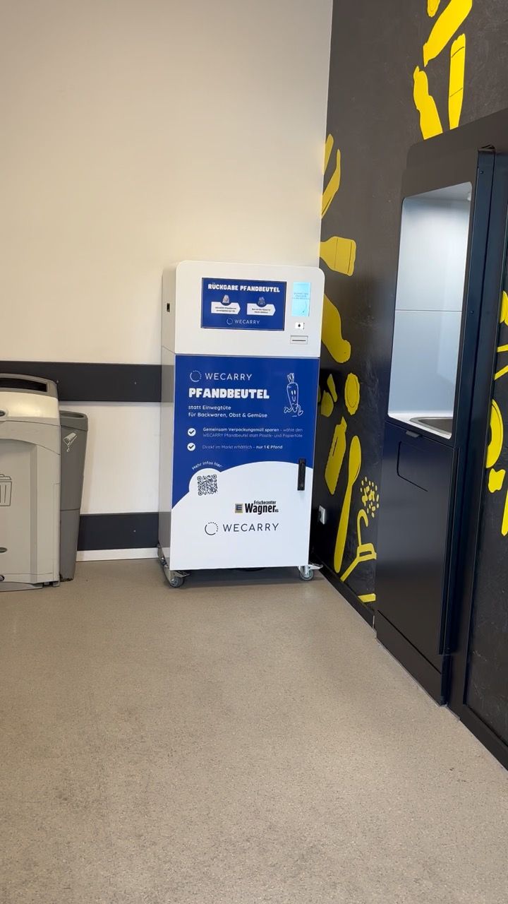 WECARRY pilots reusable deposit bags at EDEKA in Coburg