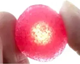 Liquid-core 3D-printed chewable