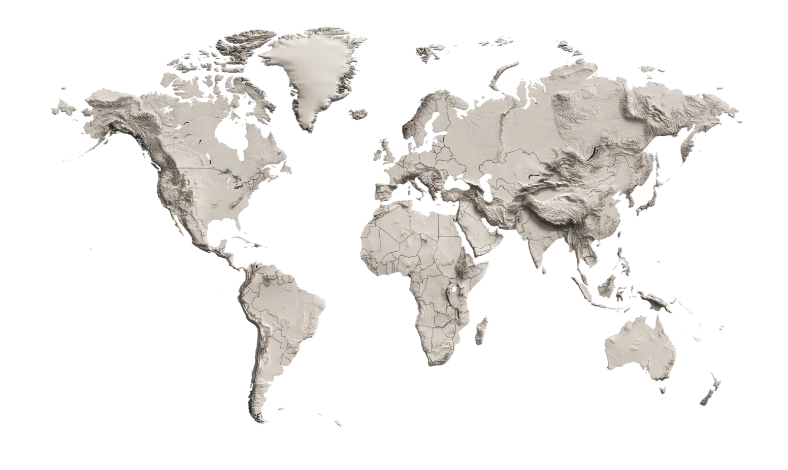 World map highlighting countries where FundedSquad traders have left reviews