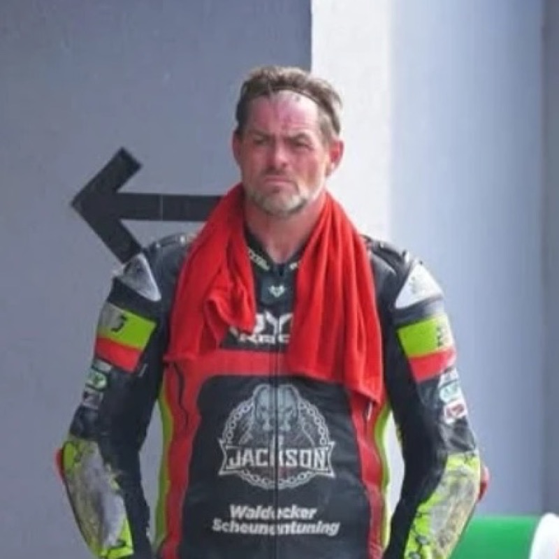 Jackson Sachata in der Boxengasse