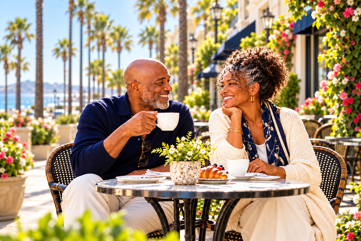 A relaxed café scene for a Sunday outing