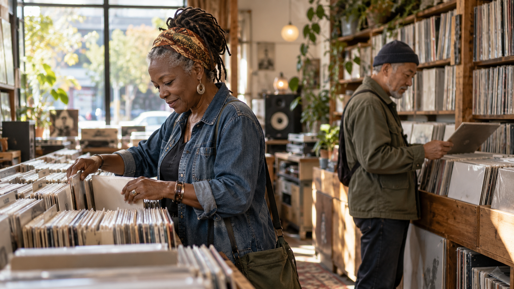 AI-generated editorial illustration for The Record Store That Keeps You Curious; not a photograph of the featured business or destination.