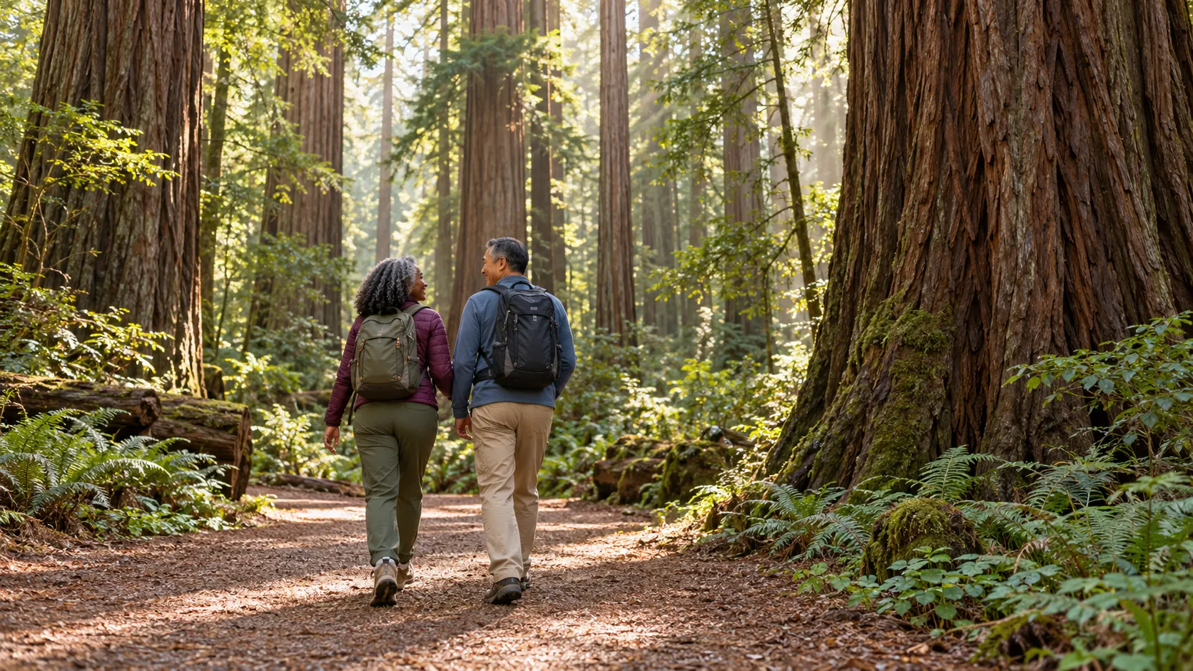 AI-generated editorial illustration: Time under the trees, with room to notice the journey. Generic scene, not a photograph of the featured business or destination.