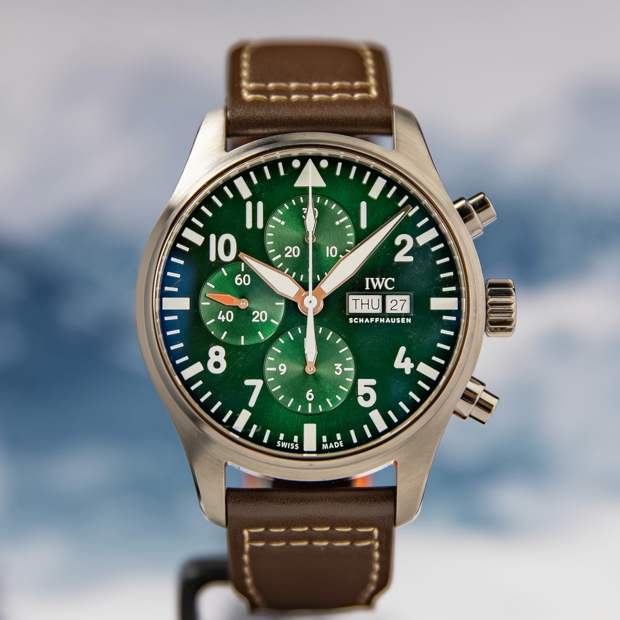 IWC Pilot's Watch Chronograph "Racing Green" IW377726