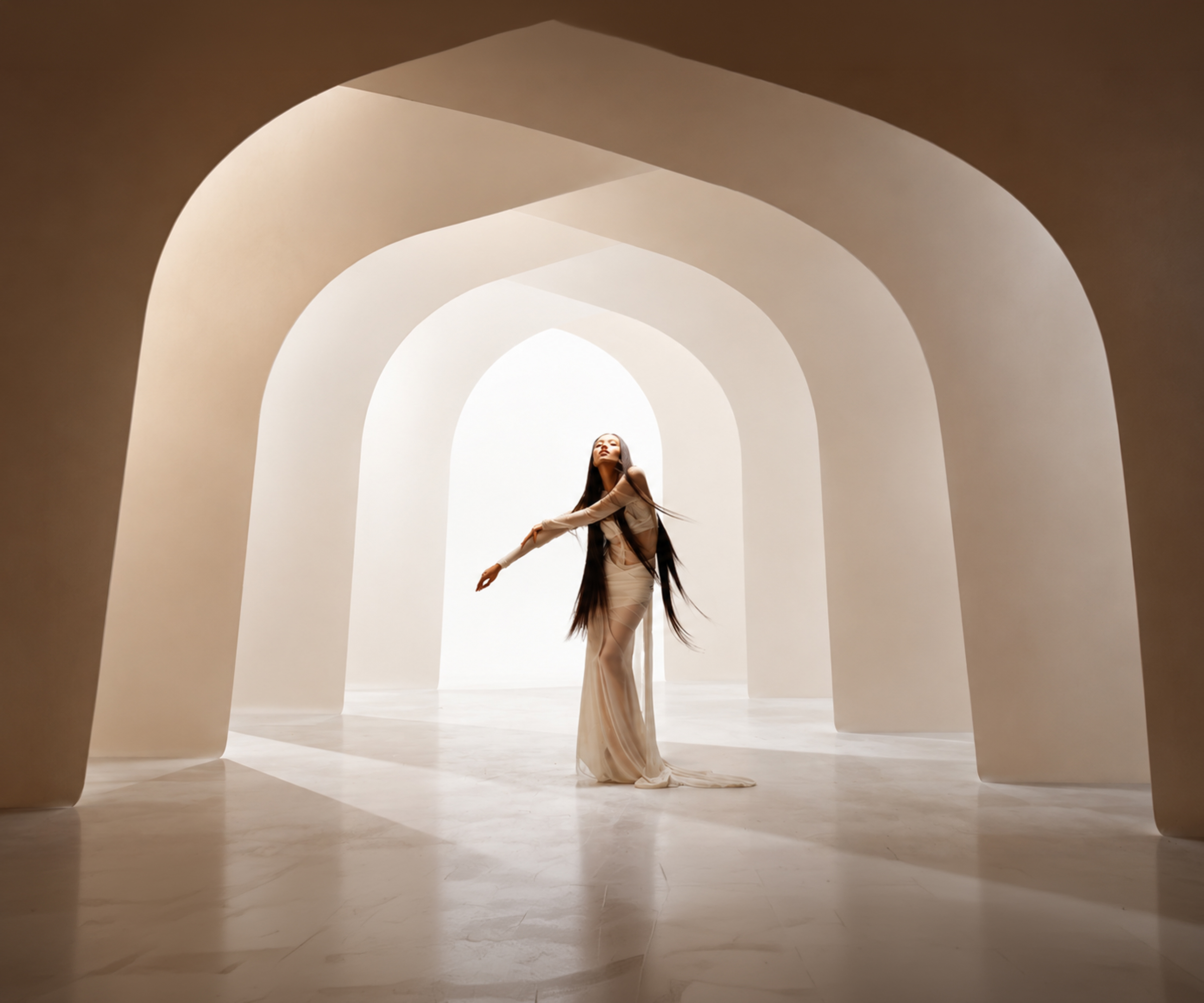 MS003 Aura Arch set design at Manerk Studios