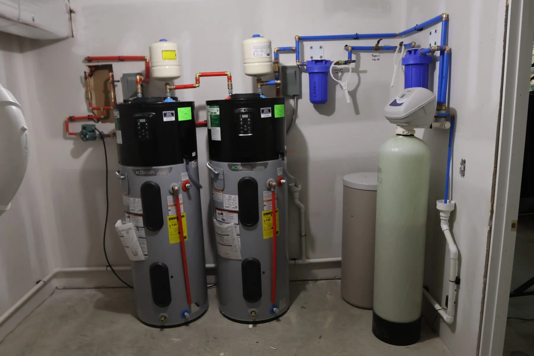 Finished plumbing fixture installation on a Plumbed Perfect new-construction project
