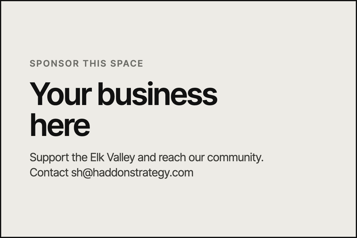 Sponsor this space. Your business here. Contact sh@haddonstrategy.com